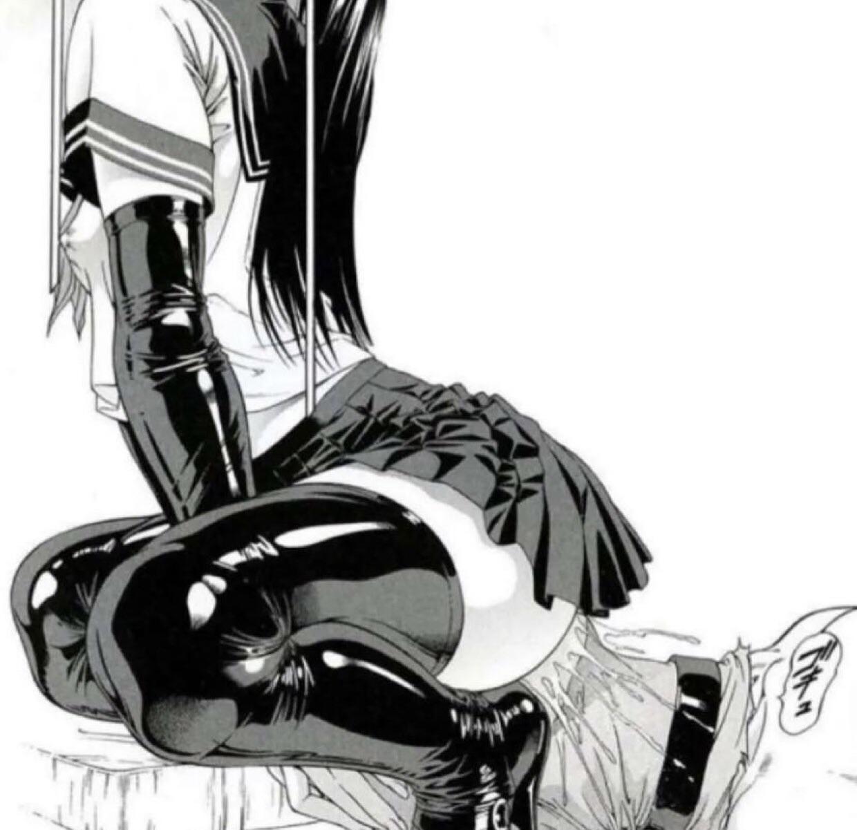 Facesitting hentai manga