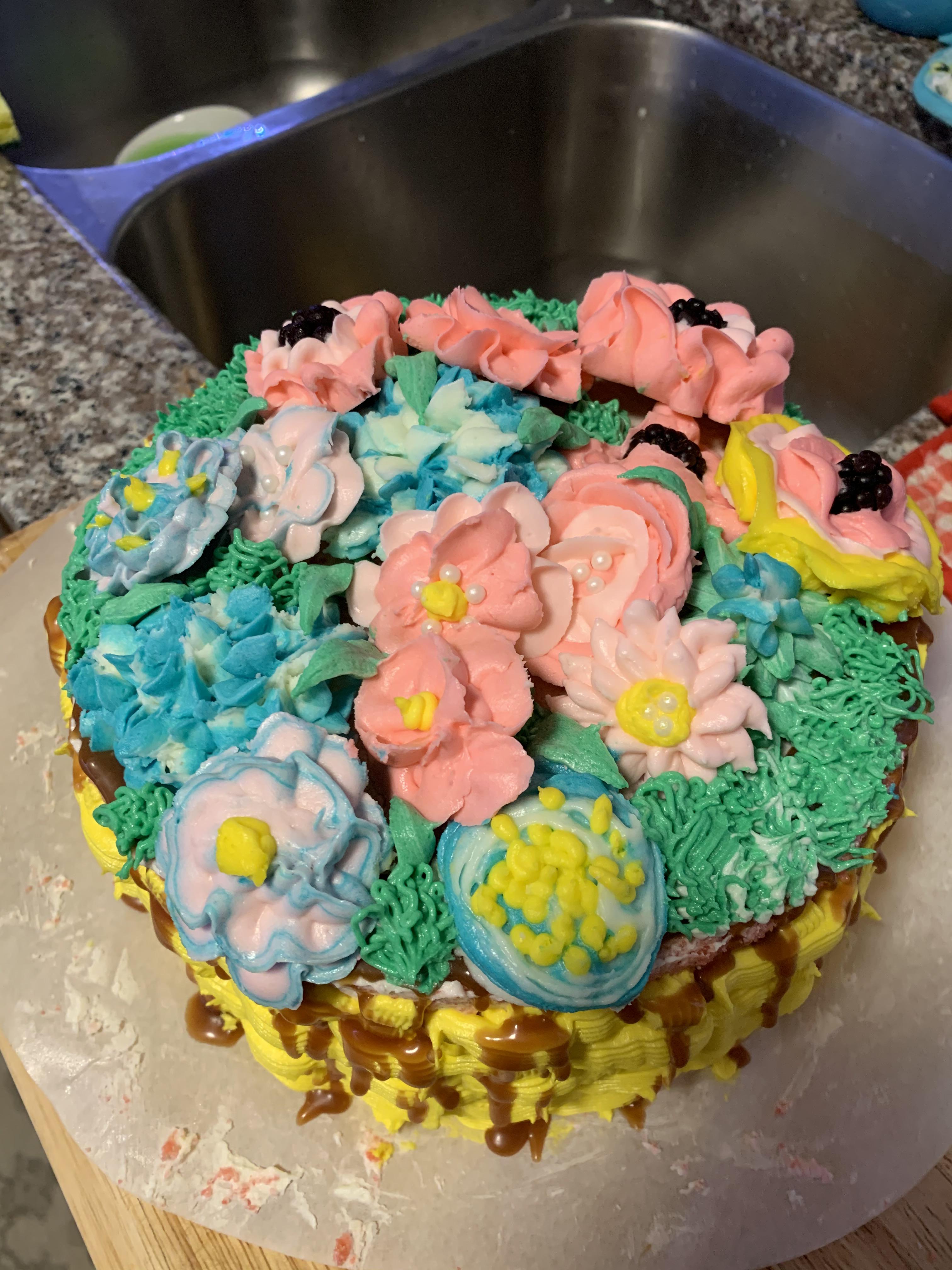 Second Flower cake Scrolller