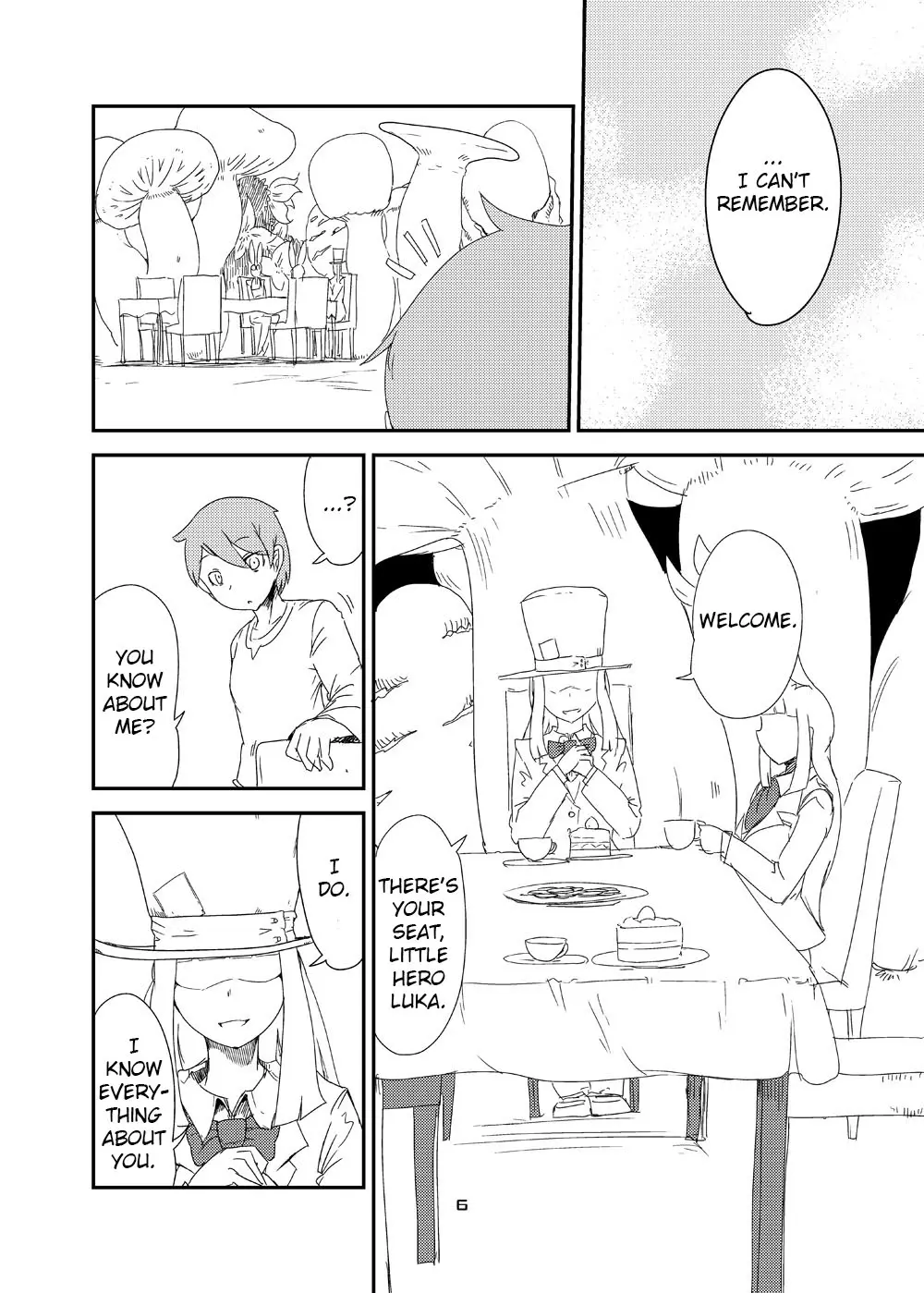 Alisphese VIII from Monster Girl Quest Beyond the End consuming a man in a vore manga sequence