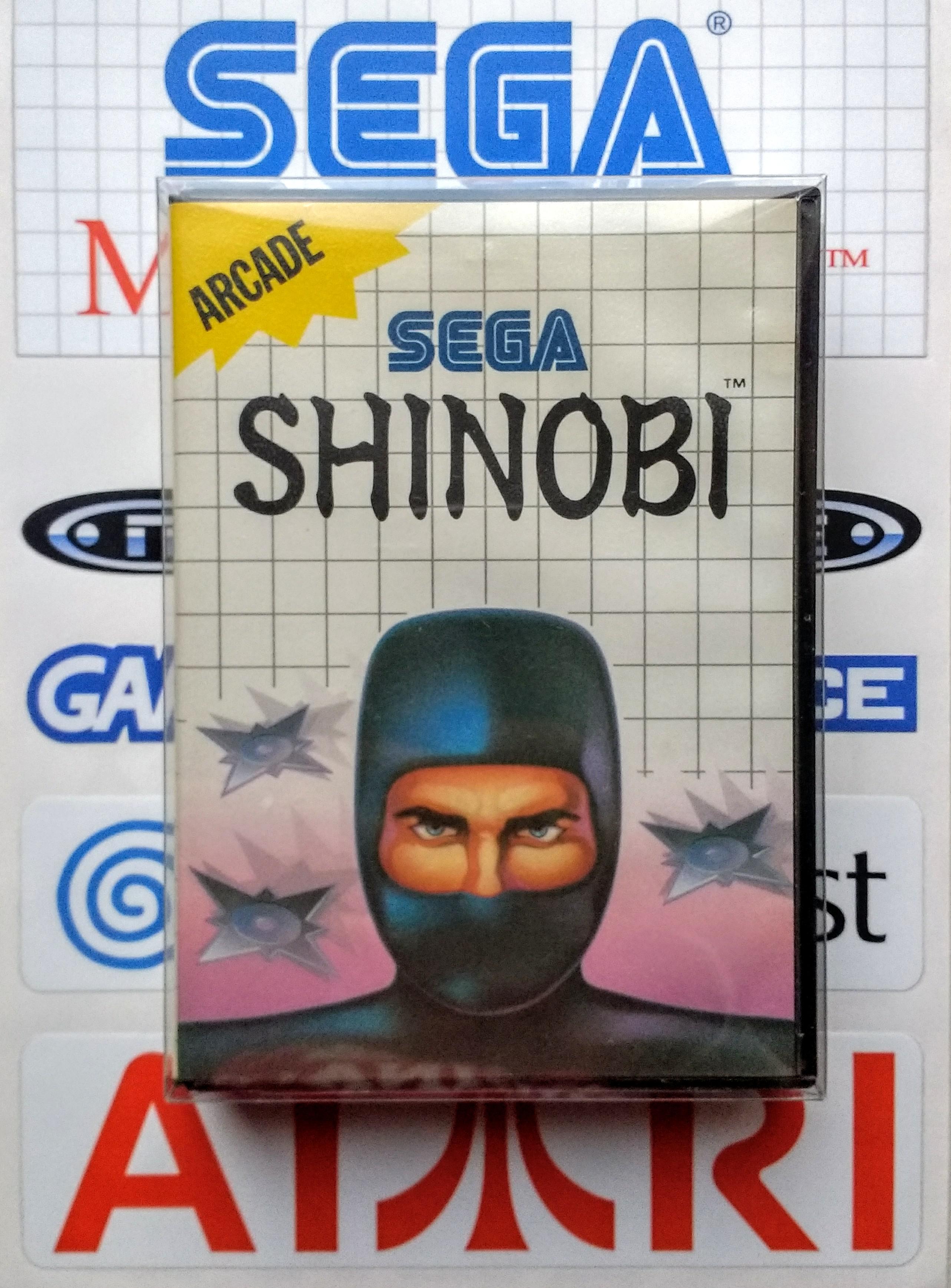 Jeu Shinobi Sur Sega Master System - Boîte Et Notice - Très Bon état