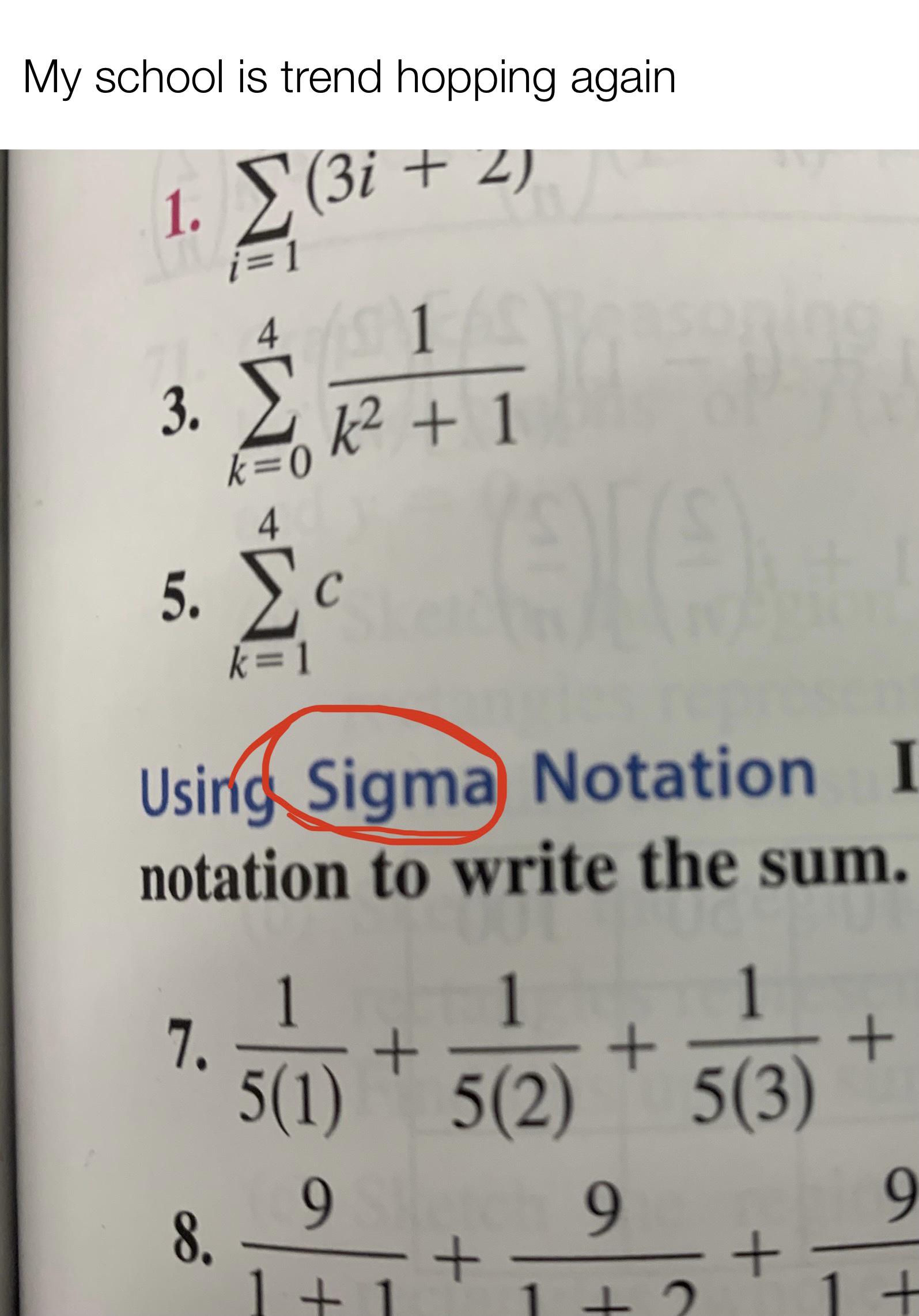 Sigma Math Scrolller