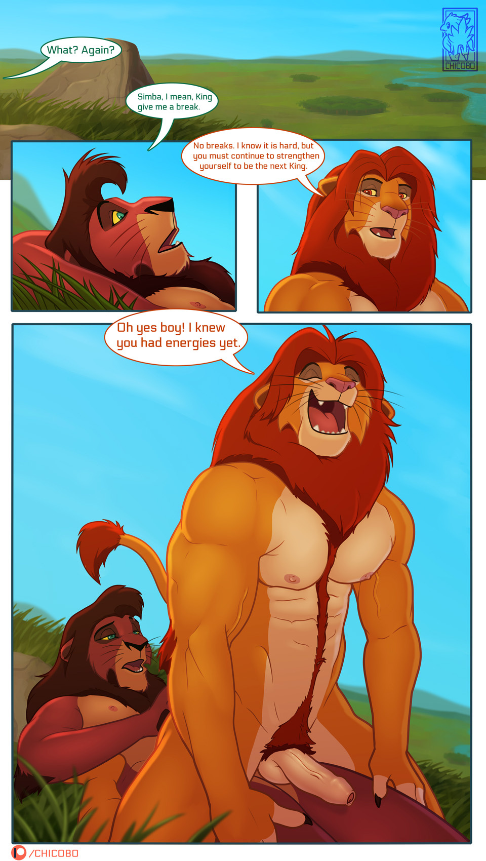 Simba &amp;amp; Kovu by Chicobo 