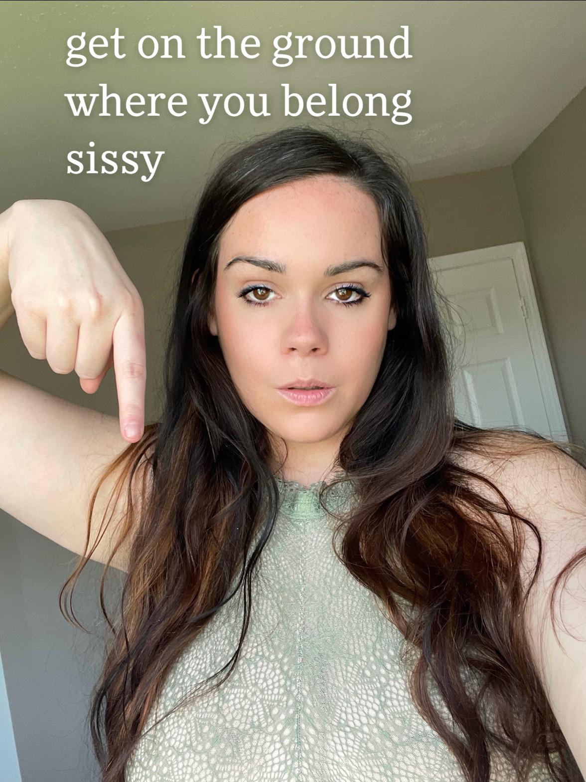 Sissy Dicks Belong On Their Knees Scrolller 1432