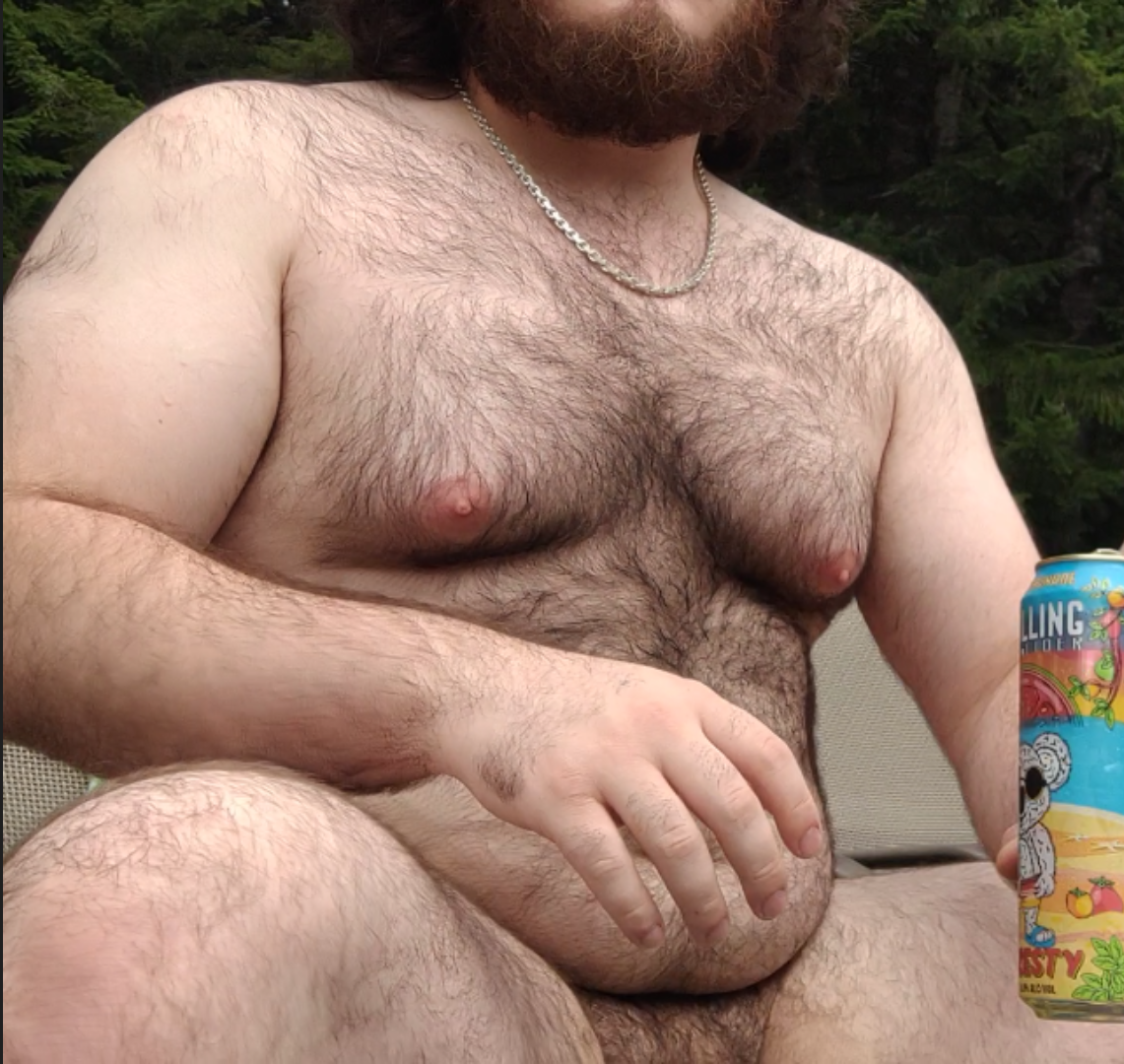 Spent the day at the nudist campground, who wants a camping buddy? 😉