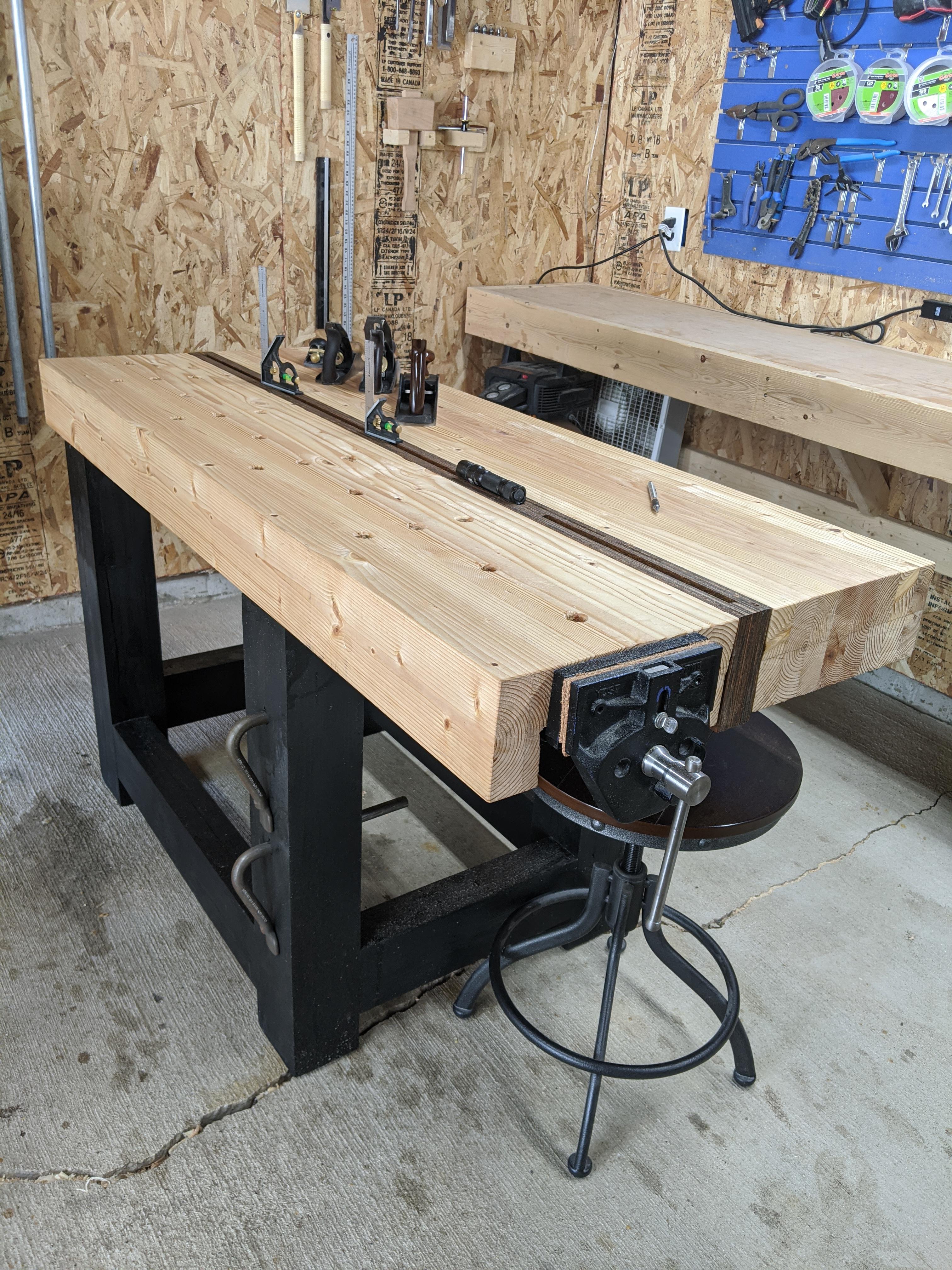Splittop Roubo made from cheap framing lumber Scrolller