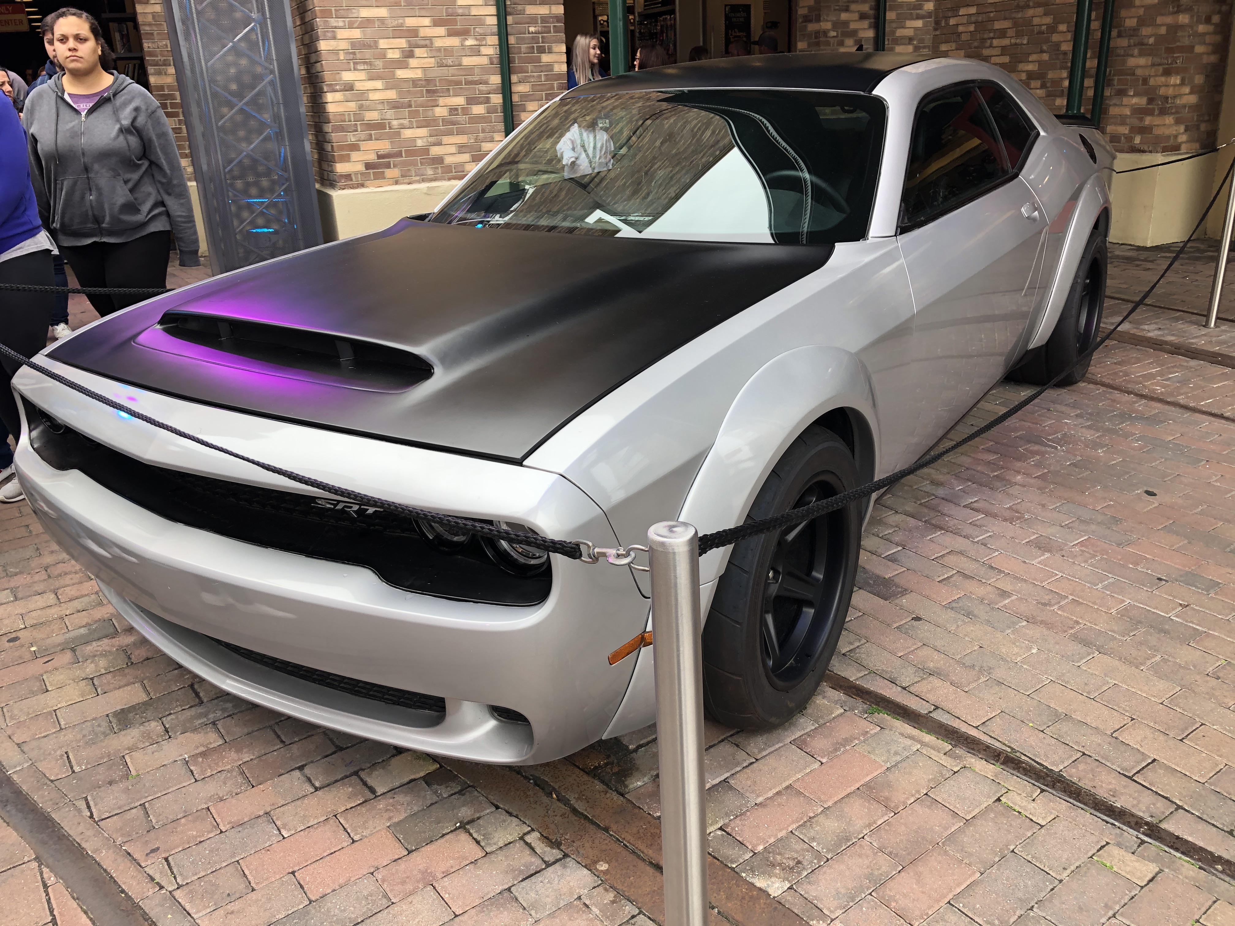 Spotted at Universal studios: the fast and furious challenger. | Scrolller