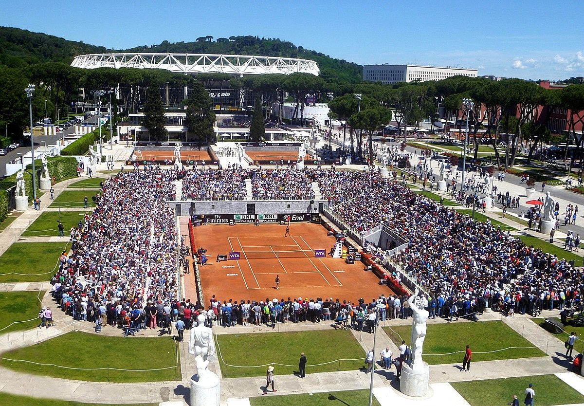 Open rom. Мастерс Рим корт. ATP 1000 Рим. Рим опен. Rome ATP Masters.