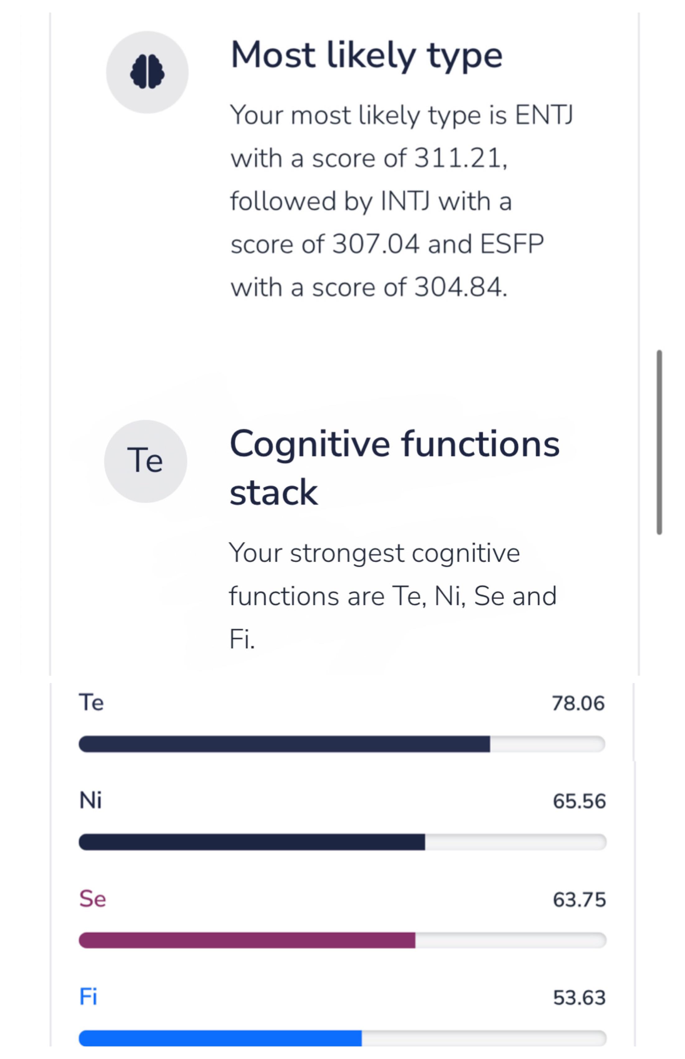 Standard ENTJ cognitive stack 😂 | Scrolller