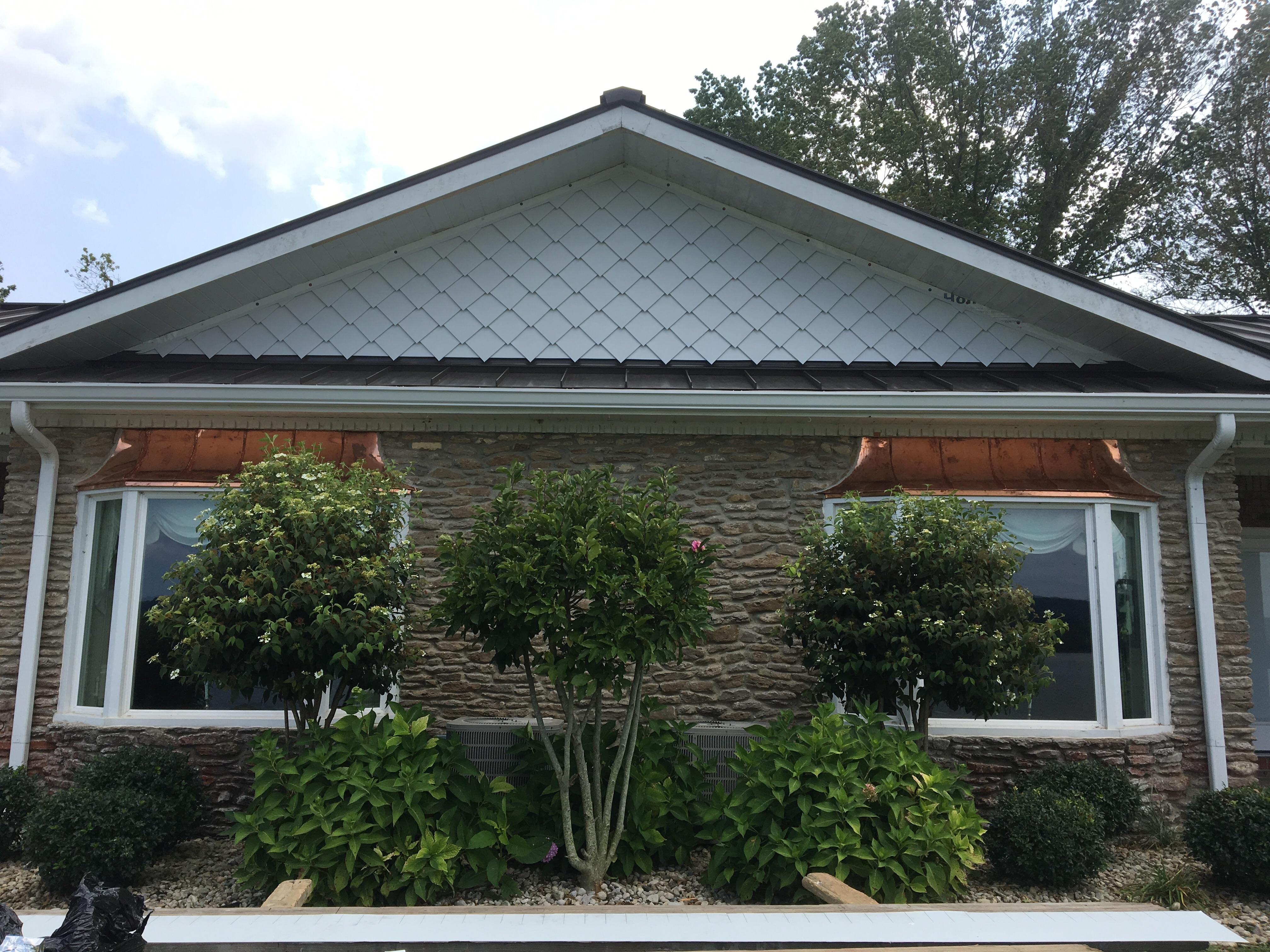 Steel diamond cladding, standing seam metal roof, and double locked ...