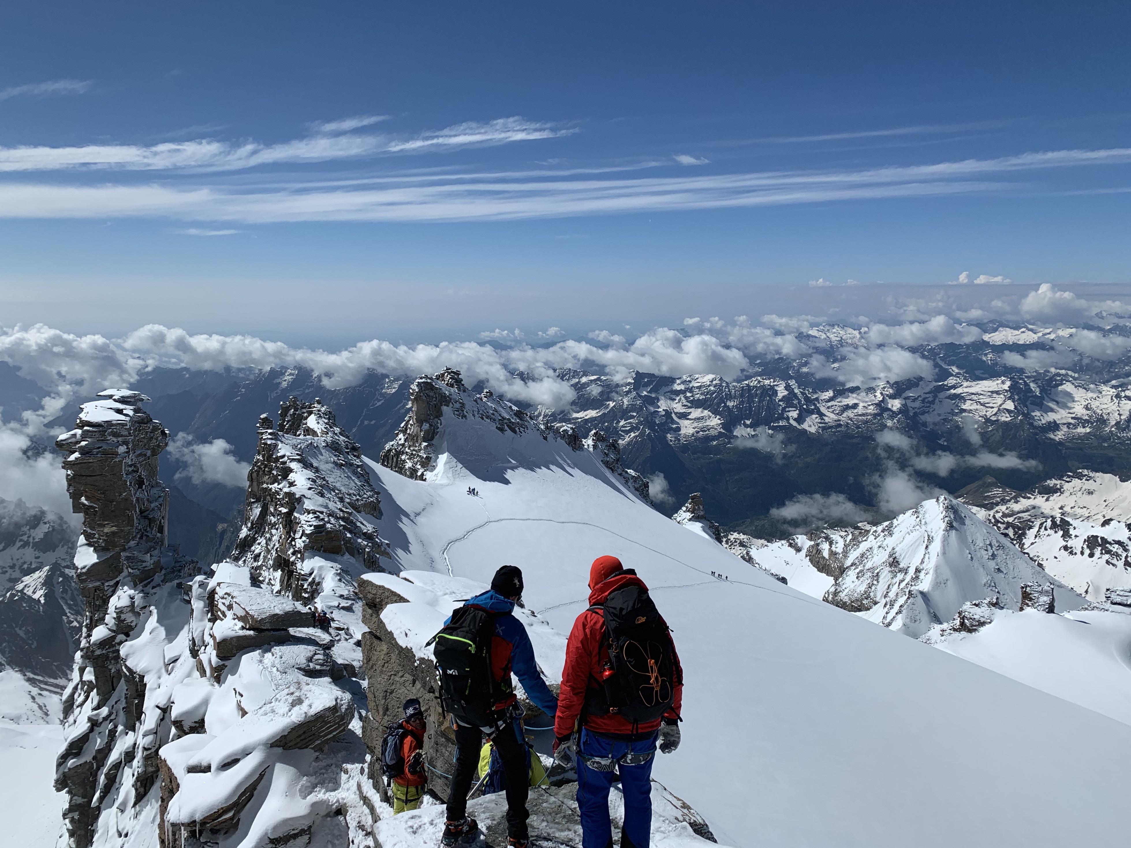 Stunning Views From Our Summit Of Gran Paradiso This Weekend It s 