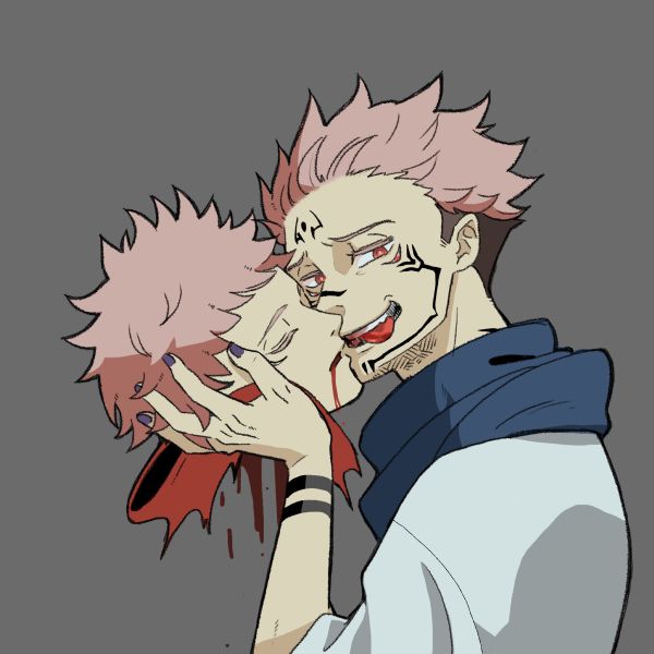 Sukuna kissing Yuji's decapitated head (TW: Gore) [Jujutsu Kaisen ...