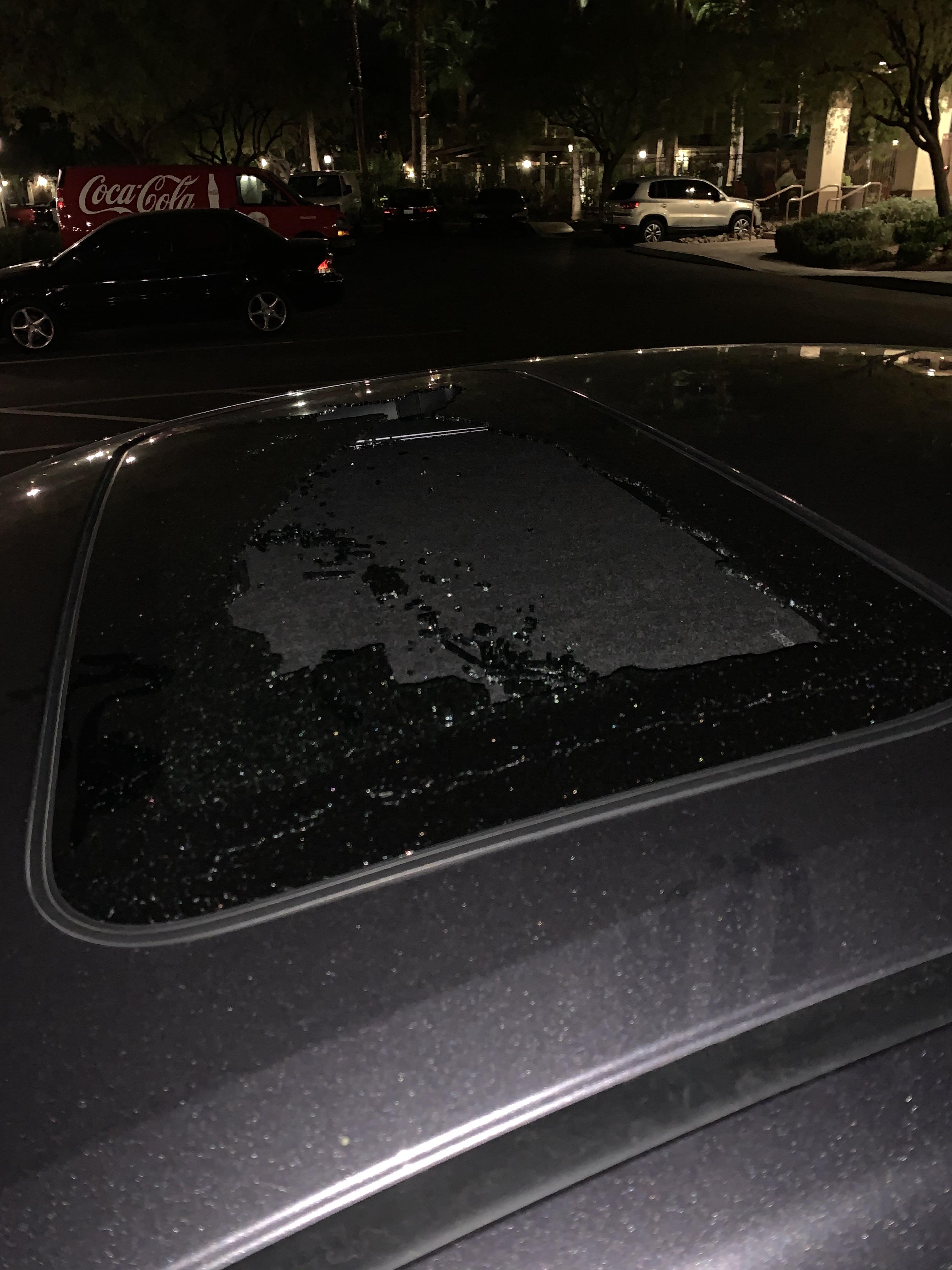 Sunroof exploded possible known problem? Scrolller