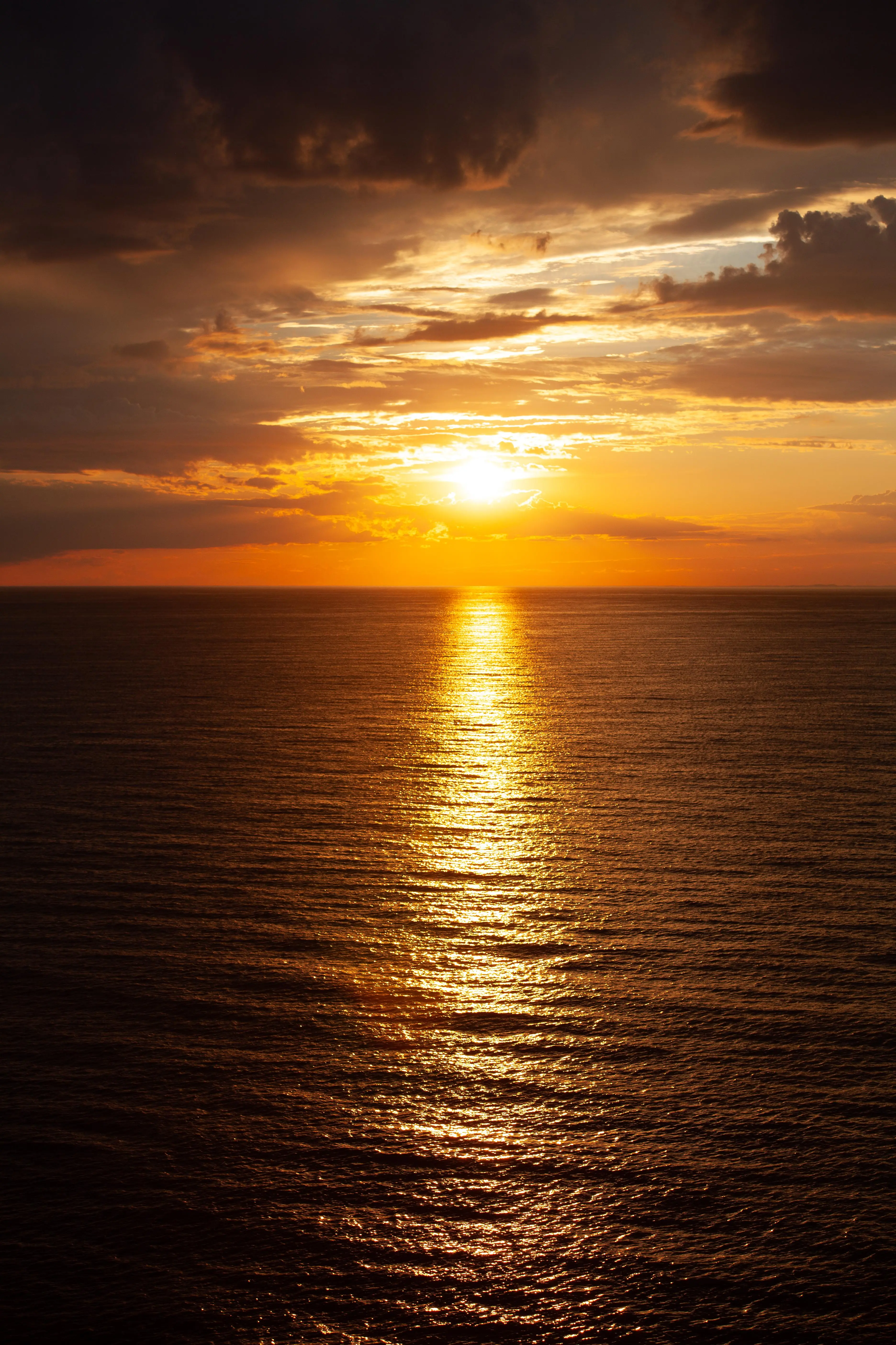 Sunset in the middle of Skagerak [OC] [3744x5616] | Scrolller