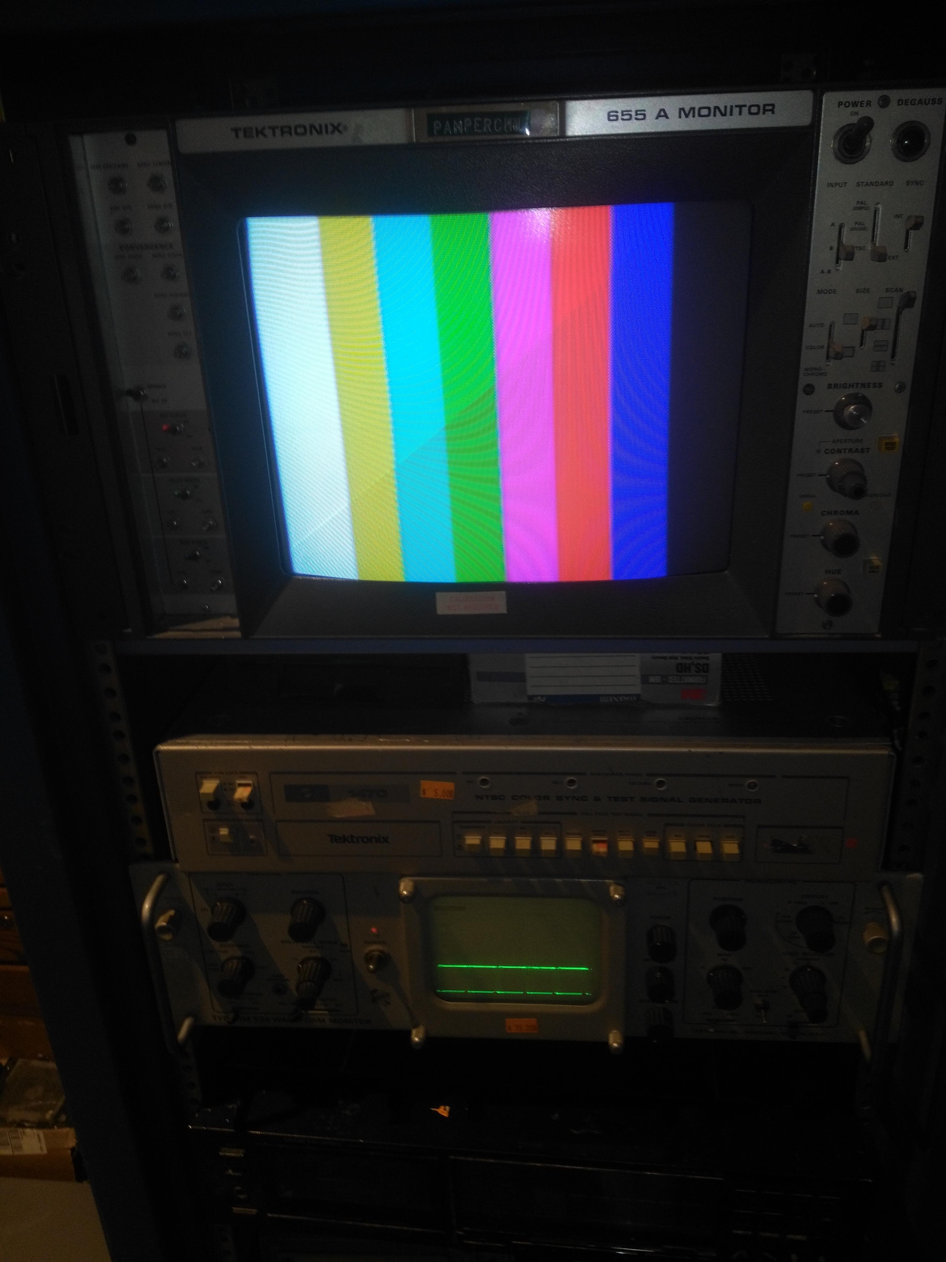 tektronix 655A, CBS Color system used during voager spacecraft missions