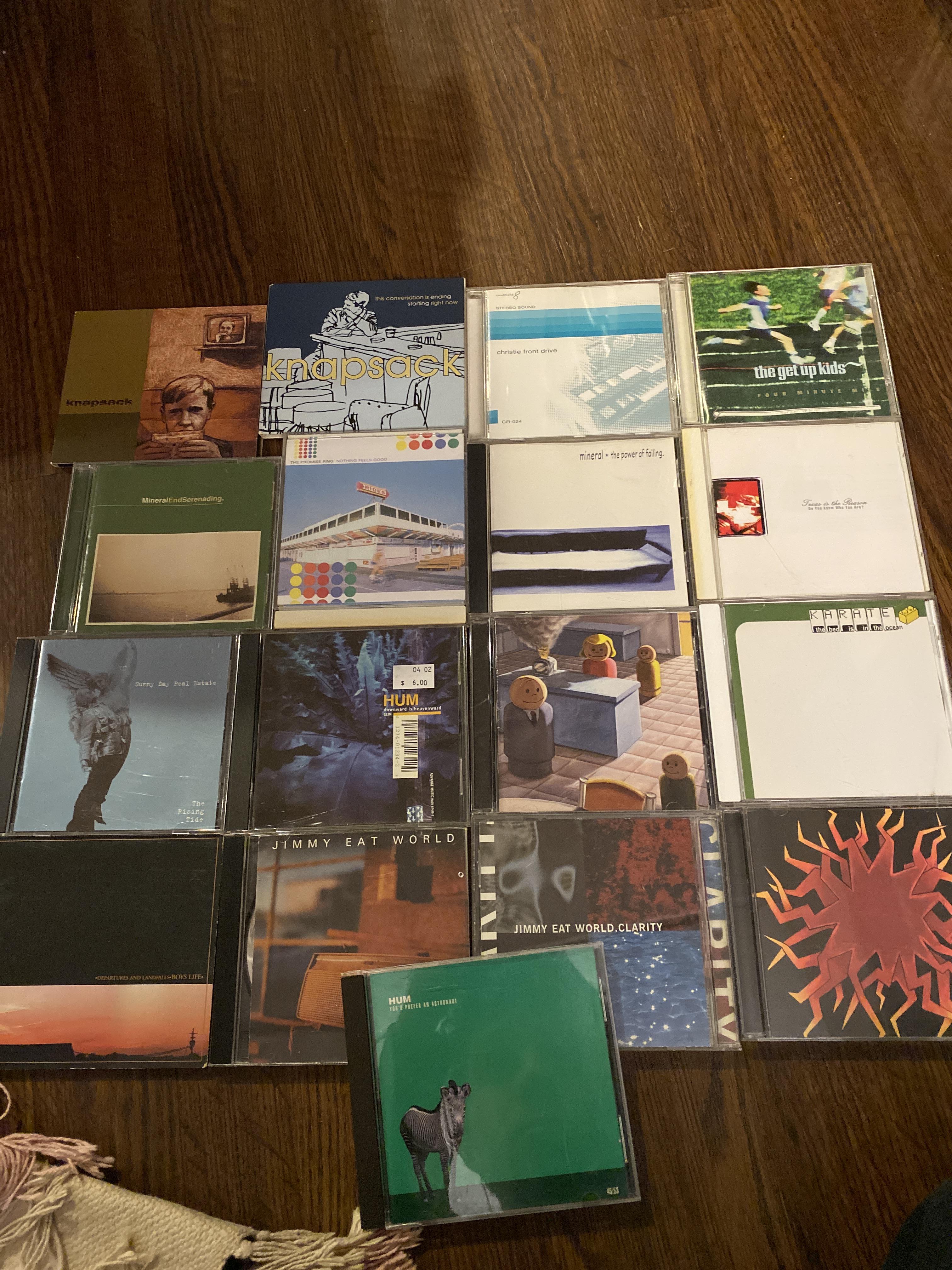 The 90s emo cd collection is coming along nicely | Scrolller