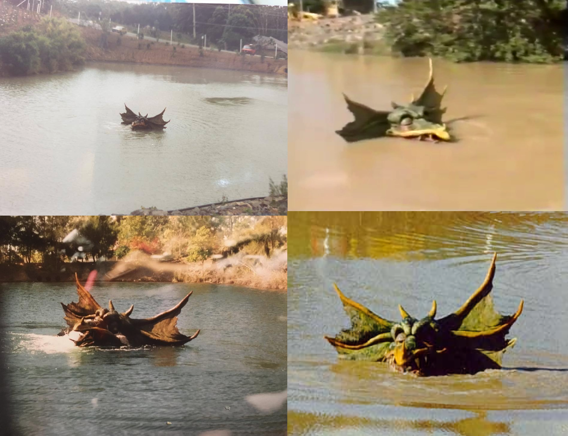 The animatronic Billabong Bunyip at Australia's Big Banana park