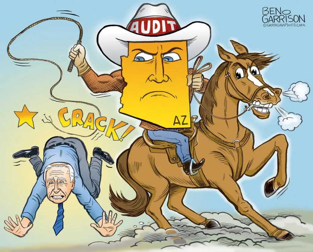 The audit said Trump lost, Benny-Boy! | Scrolller