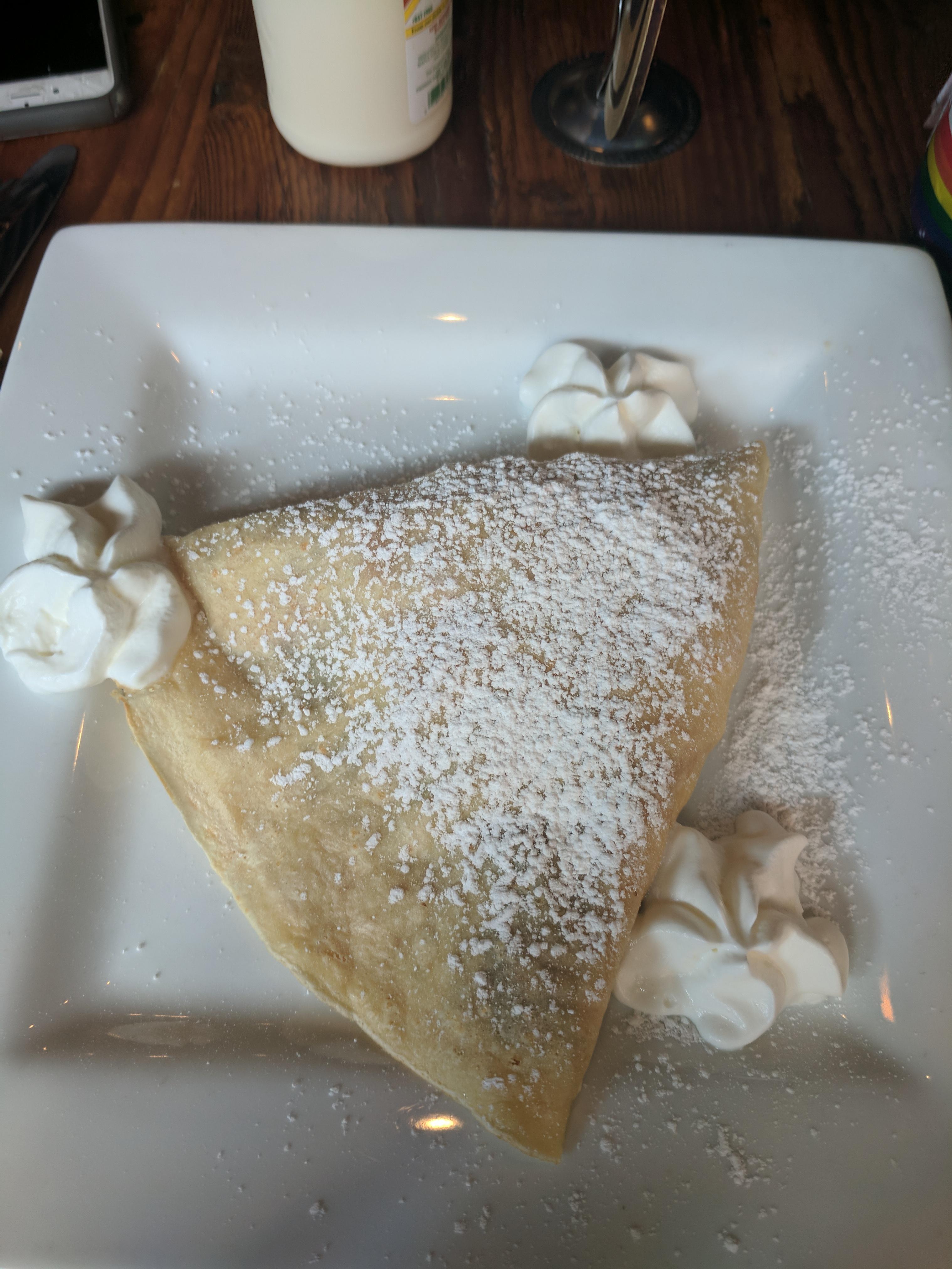 The Chocomonkey ! Crepe filled with Nutella and bananas with whipped ...