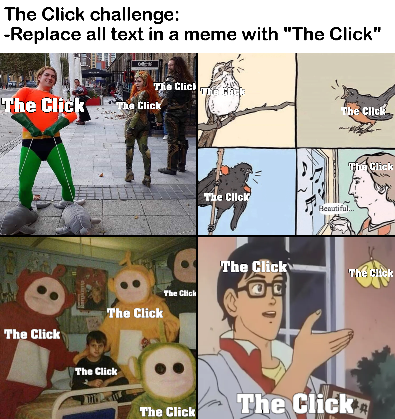 The Click meme Challenge cause this place isn't cursed enough | Scrolller