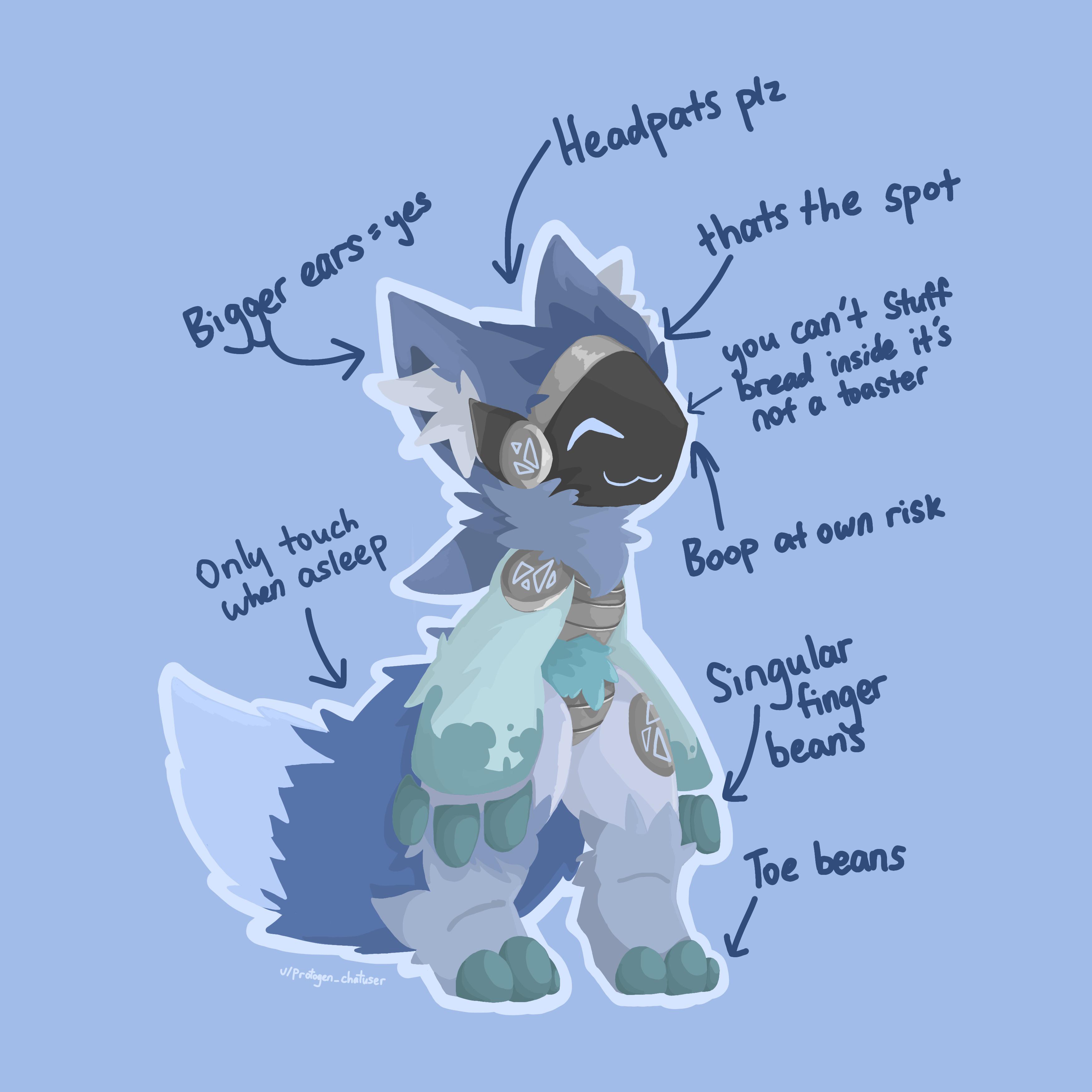 The dapper's protogen guide! (art by me) | Scrolller