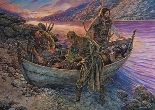 The Farewell of Boromir by Andrea Piparo