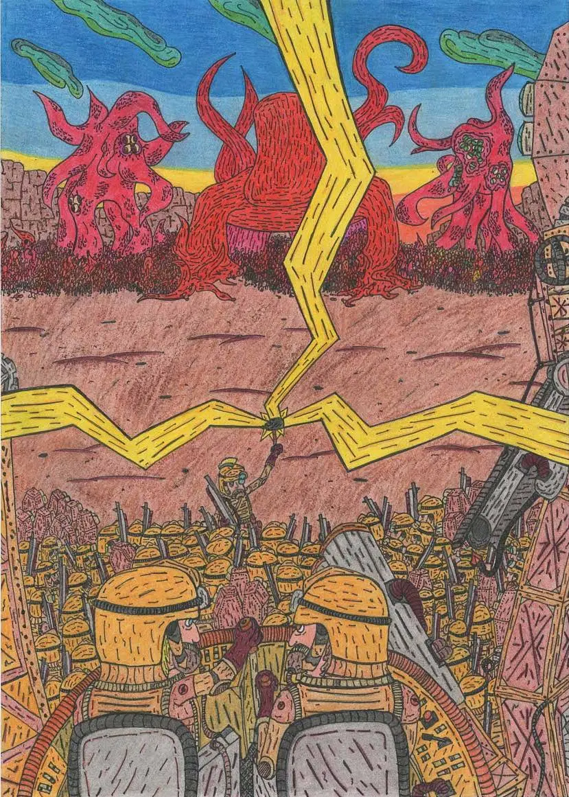 The First Mekhanite Empire faces the wave of flesh near the crimean peninsula, circa 1200 BCE