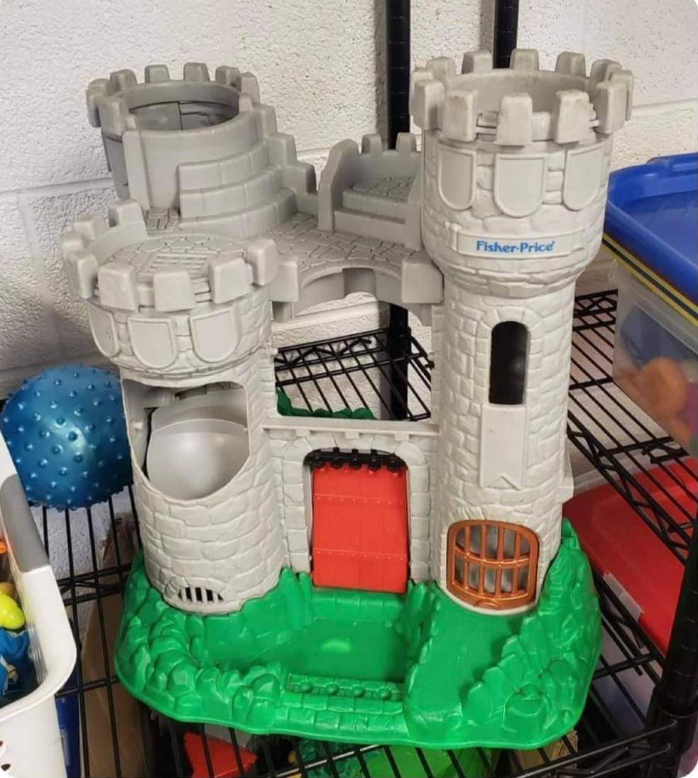 The infamous Fisher price toy castle. Scrolller