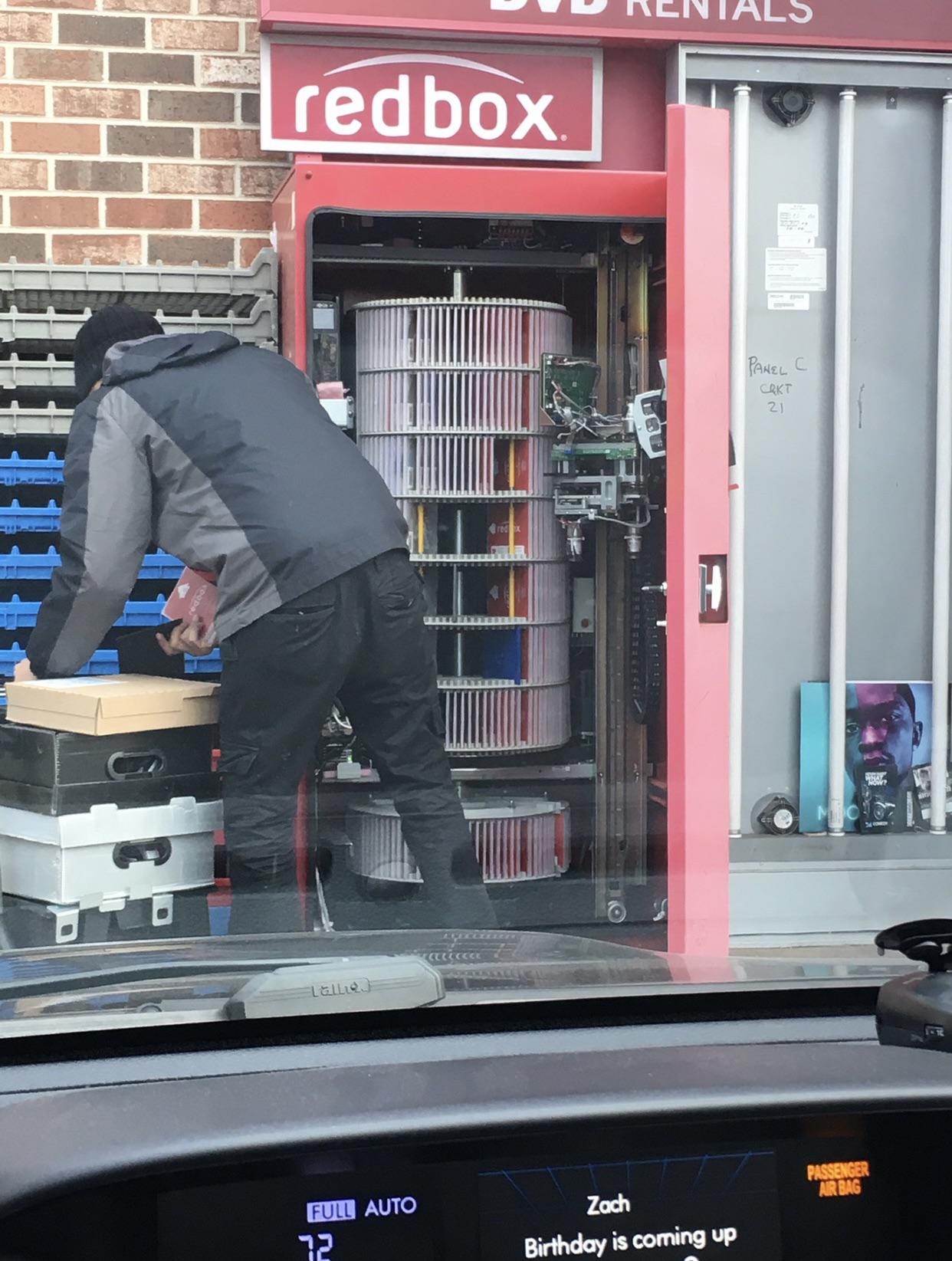The inside of a Redbox kiosk | Scrolller