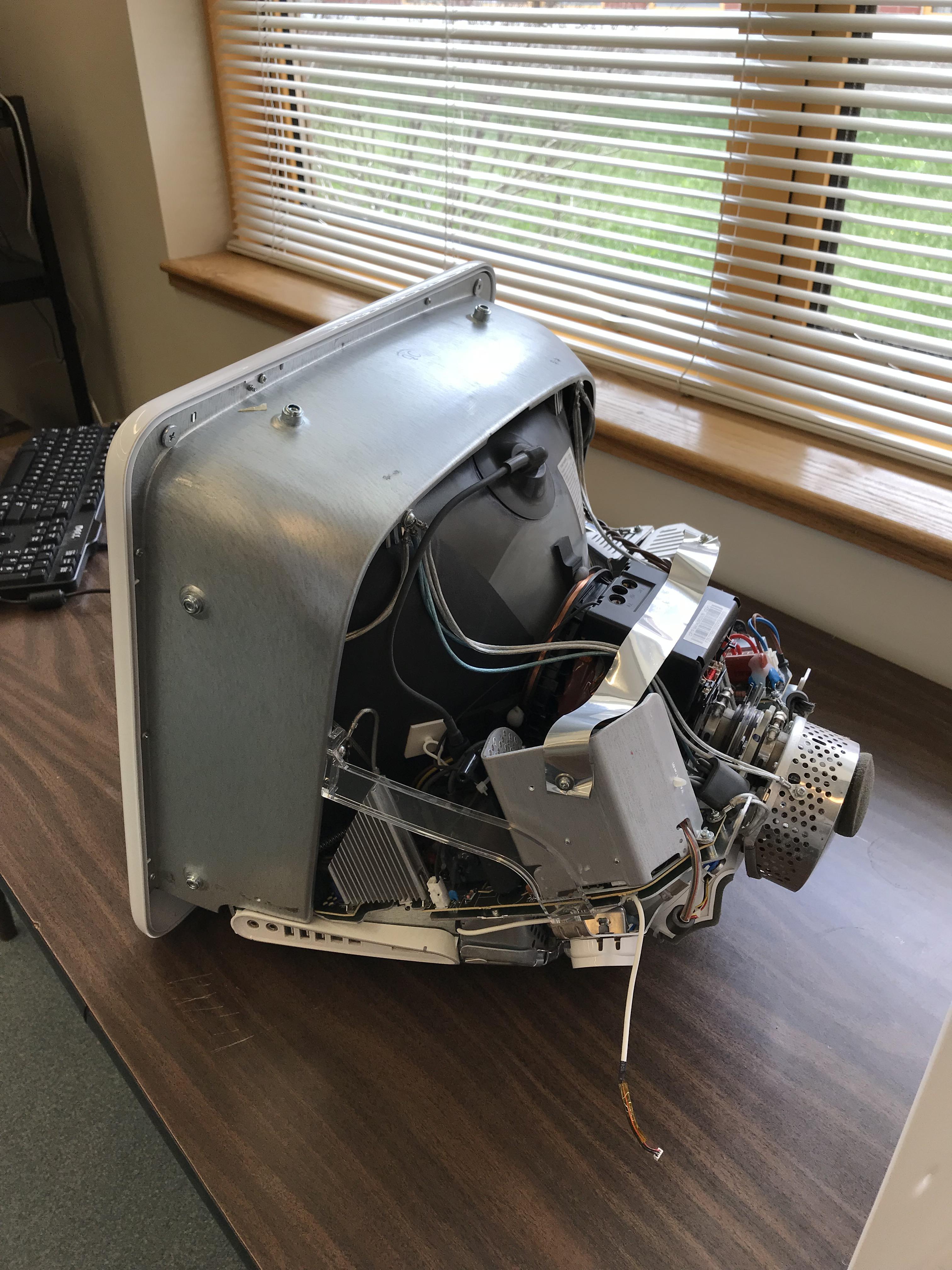 The inside of an eMac | Scrolller
