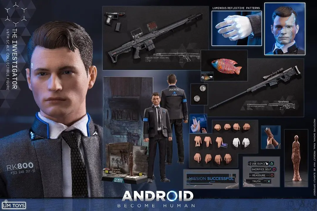 The Investigator (Connor) 1/6 Scale figure Full Reveal | Scrolller