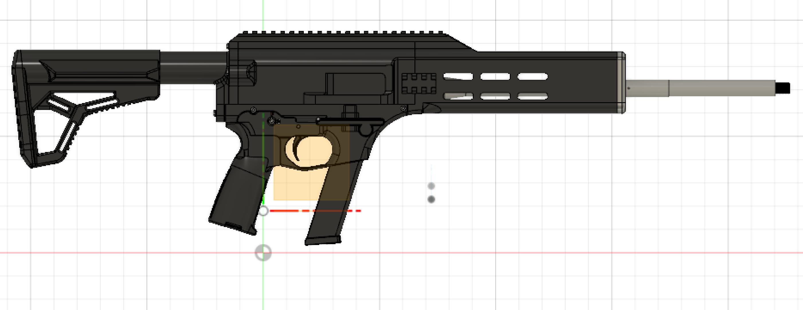 The long barrel variant i m working on will use an ar9 barrel the
