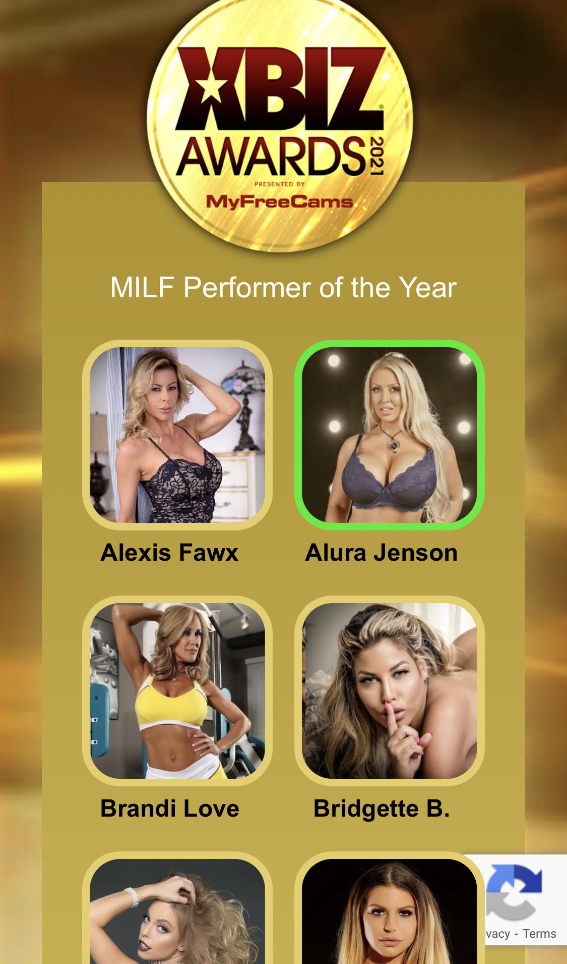 The Milf Perfomer Of The Year Xbizawards 2021 Vote For Alura Jenson Now Free Link In Comments