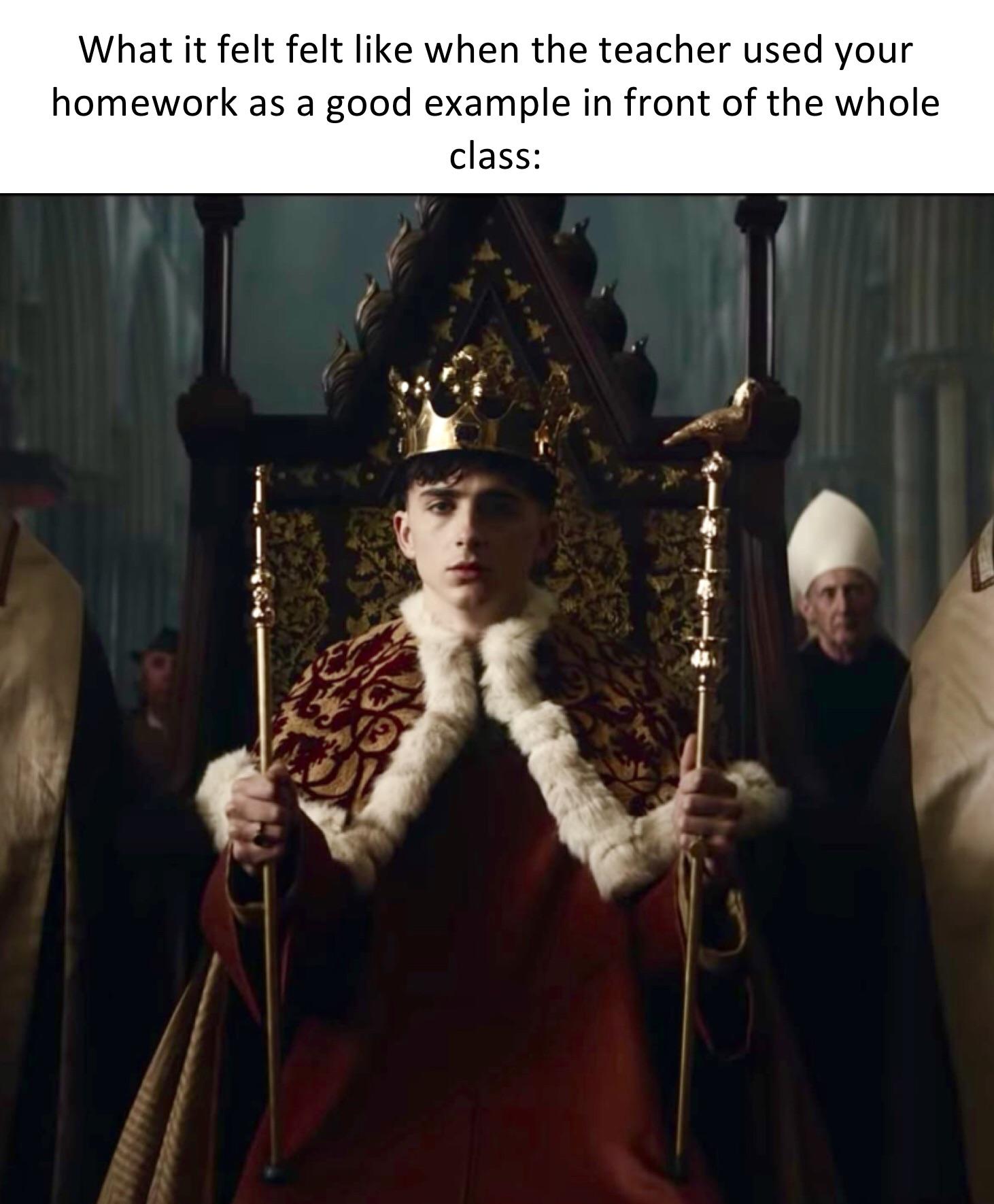 The opposite feeling of remembering an embarrass memory from school ...