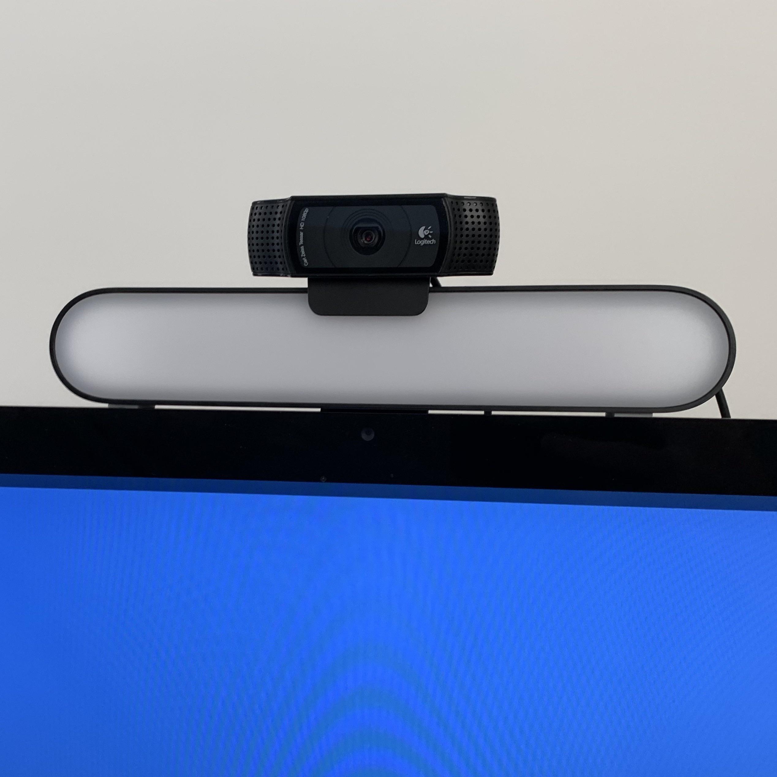 The Play Bar actually makes a great webcam light for zoom meetings