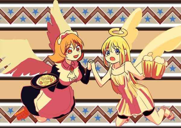 Two Waitresses The two waitresses | Scrolller