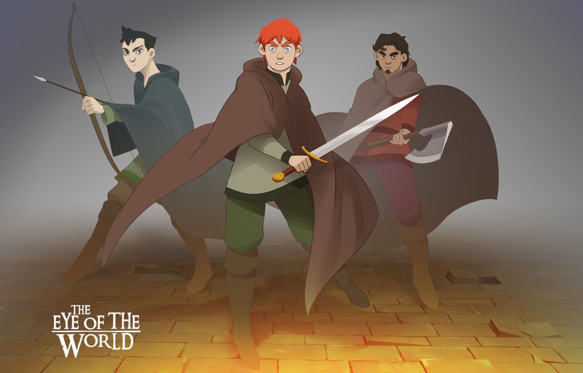 The Wheel of Time Character Design, Rand, Mat & Perrin by Simon