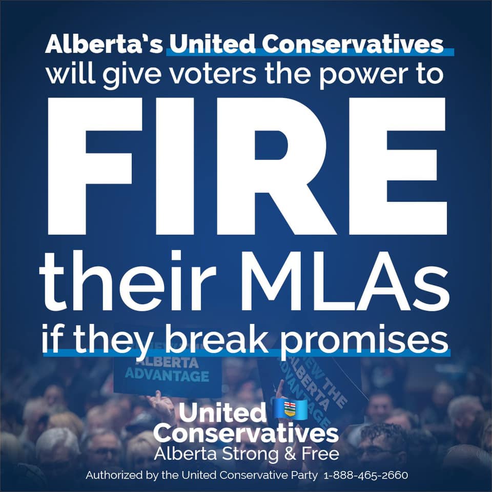 This is a REAL campaign poster used by UCP a few months back | Scrolller