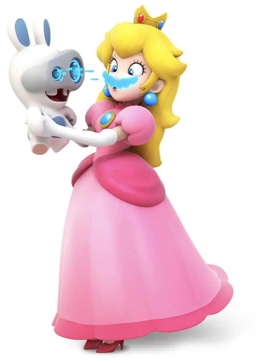 This Princess Peach Render from Mario + Rabbids | Official Art | Scrolller