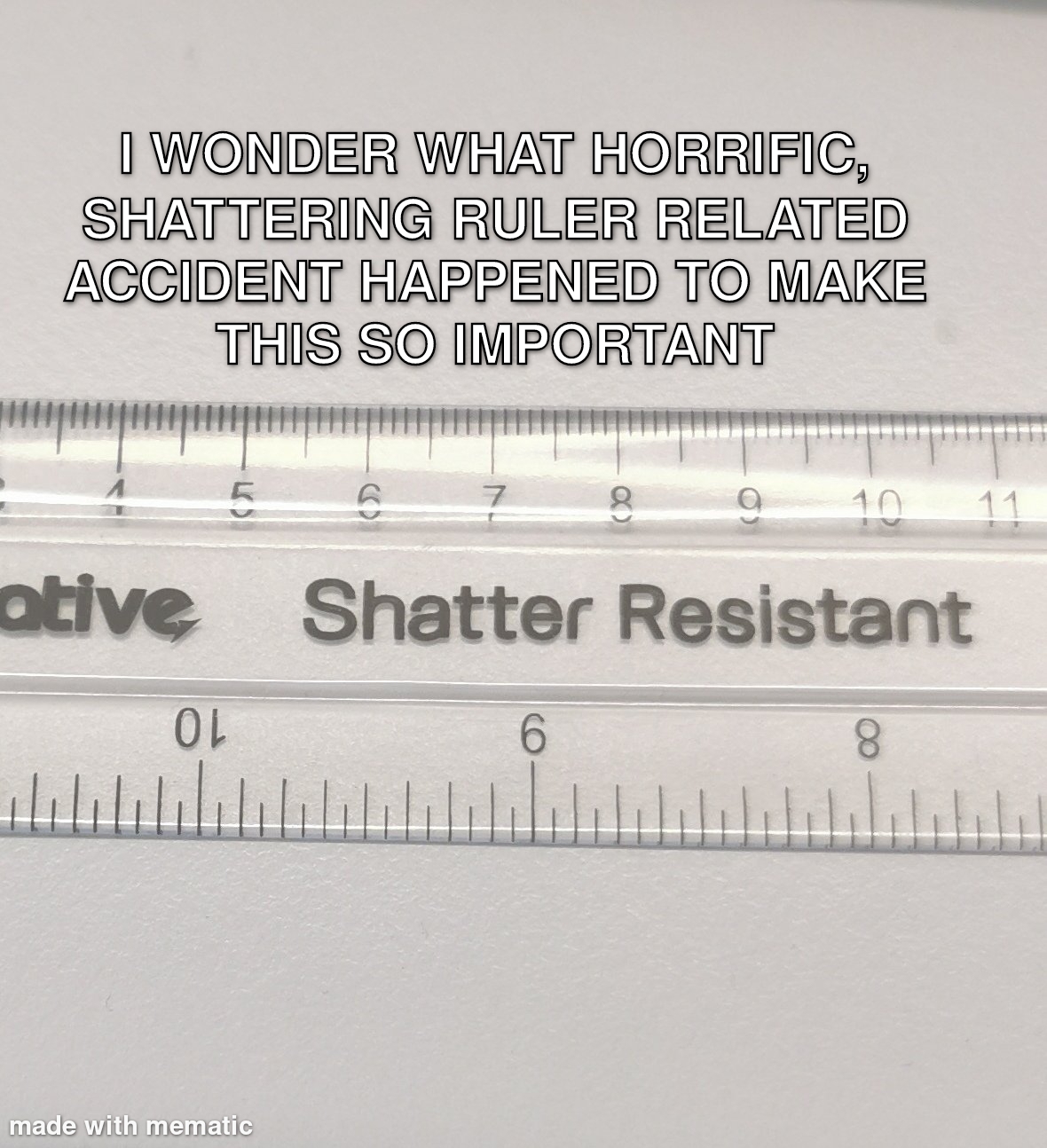 This ruler is also water resistant | Scrolller