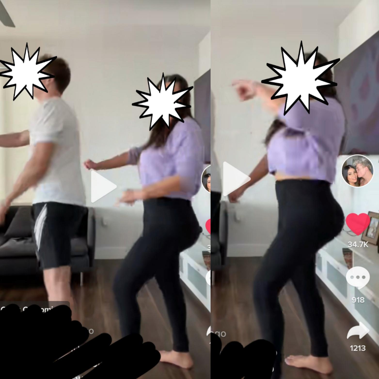 This tiktokker and her husband. BBL gone wrong? Scrolller