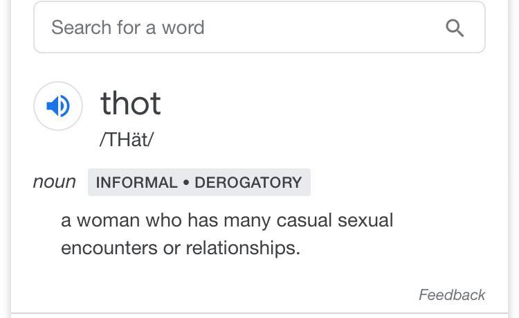THOT Definition definition | Scrolller