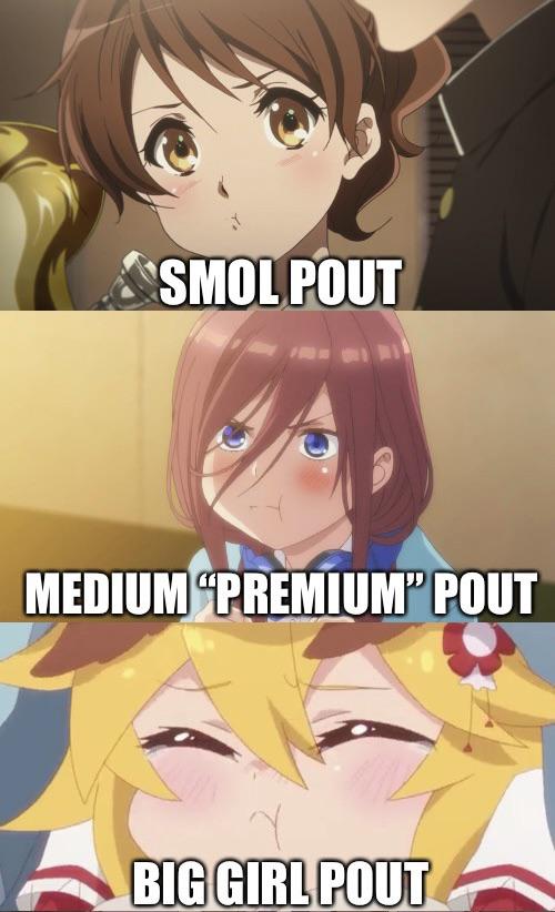 Three types of pouts | Scrolller