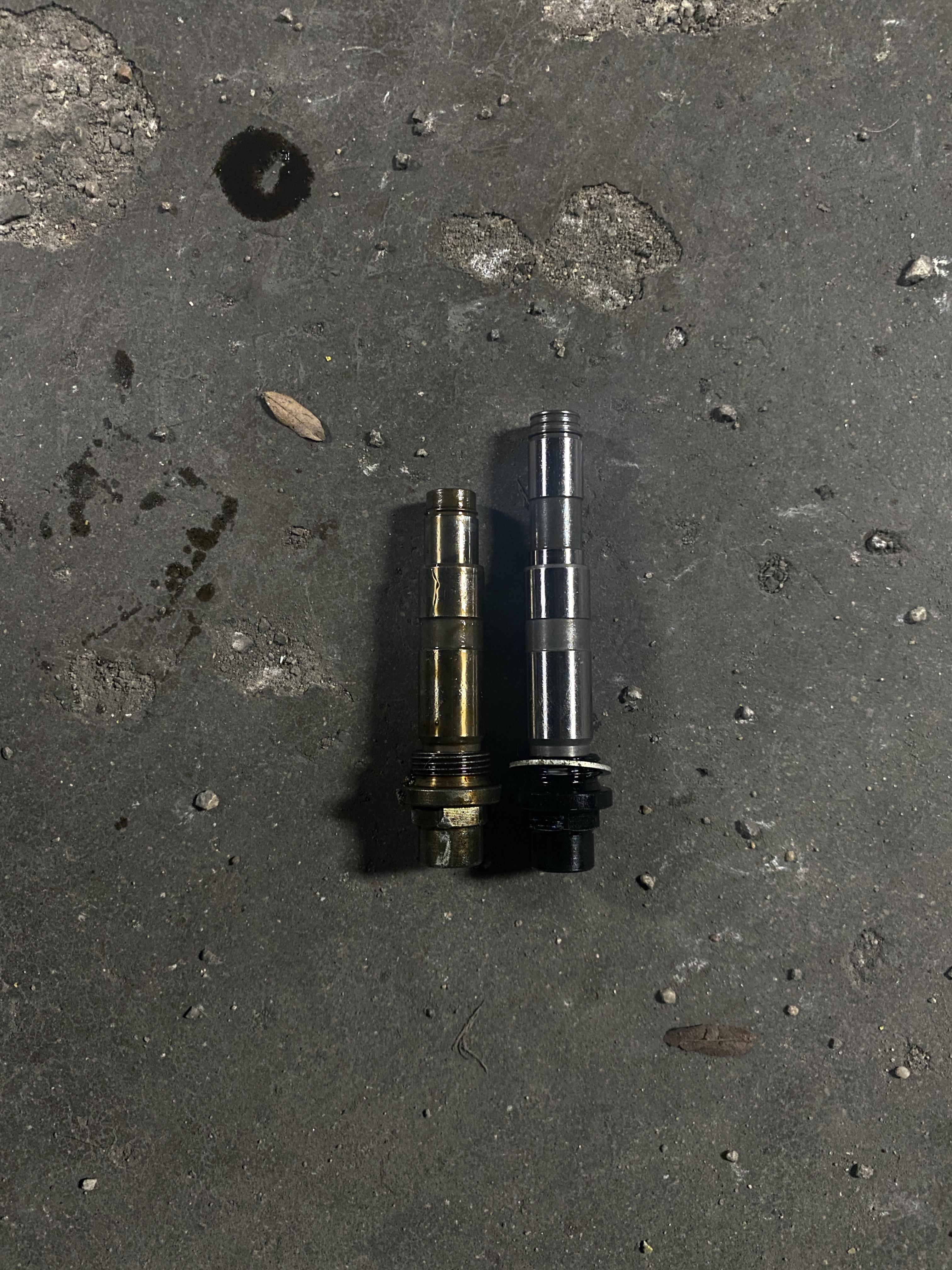 Timing Chain Tensioner on my 540i 146k miles. She developed a light rattle on cold starts and