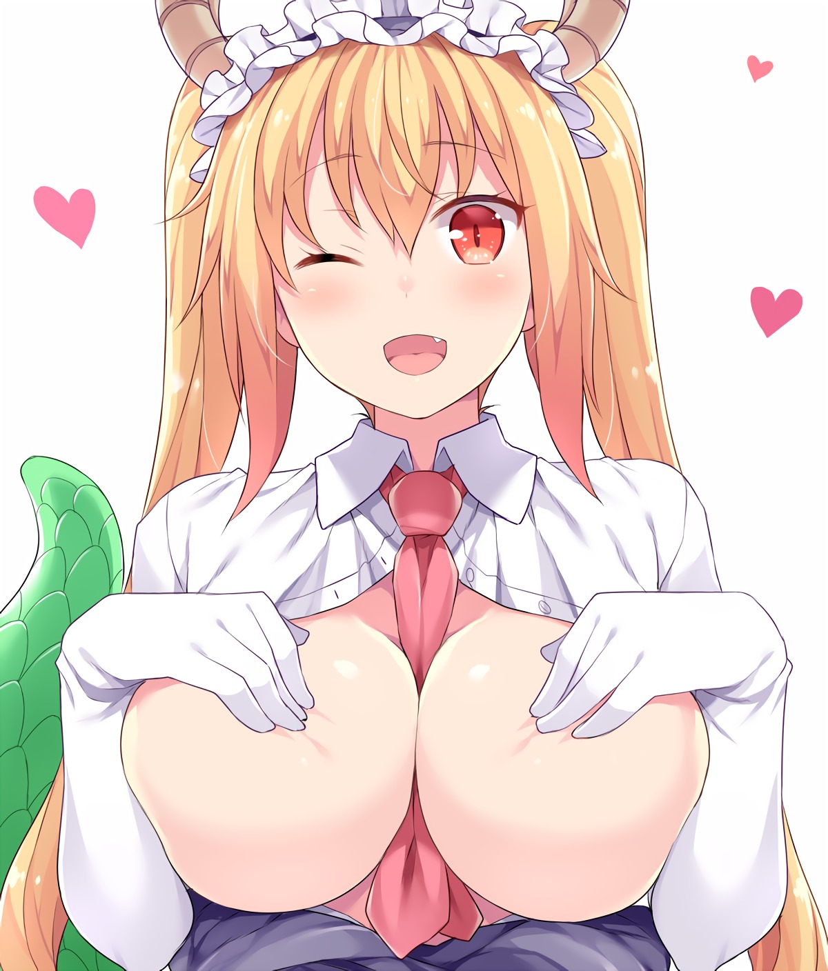 Tohru looking disapprovingly at something unseen