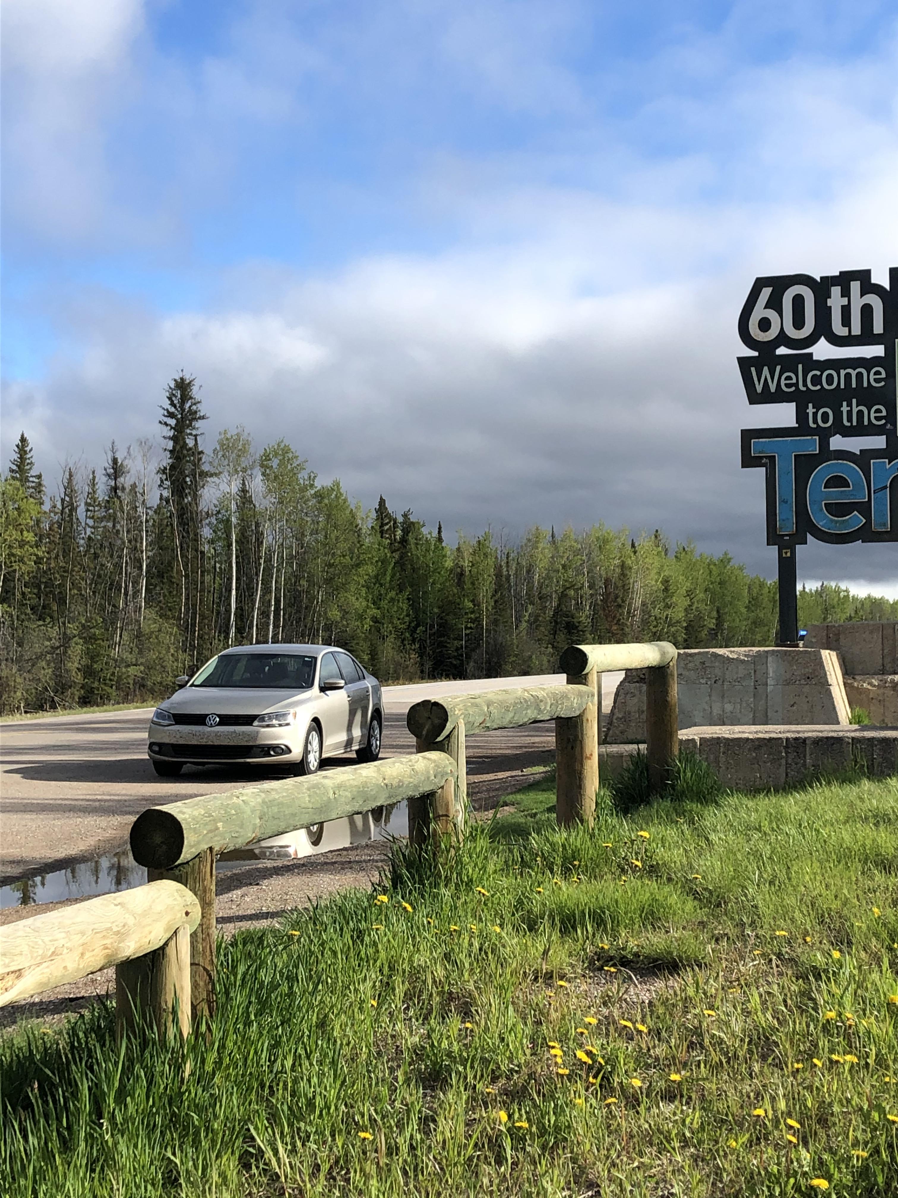 Took the Jetta on a road trip to the 60th parallel, North West ...