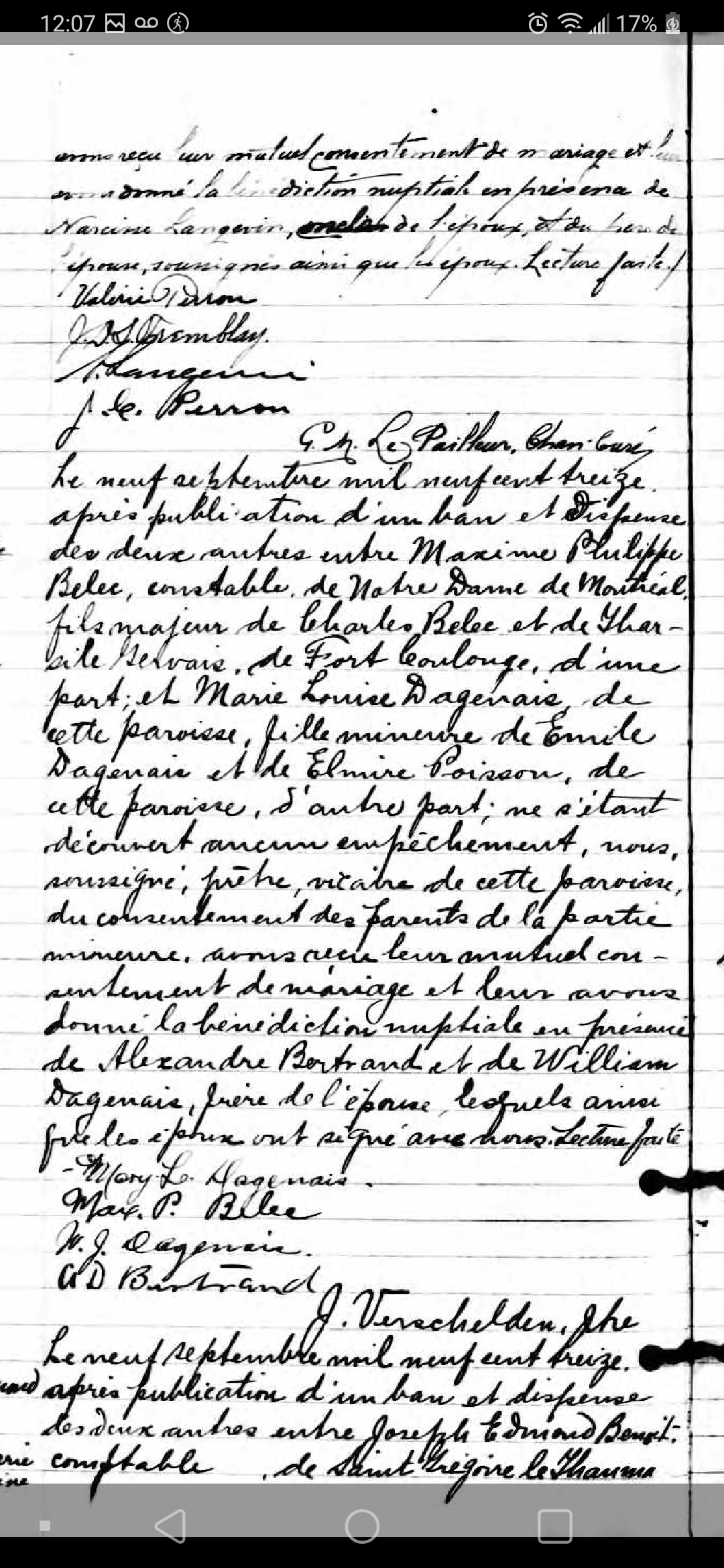 Trying to use ancestry and i cannot read this it s in french i believe