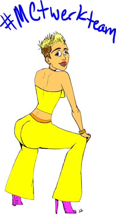 Miley twerking