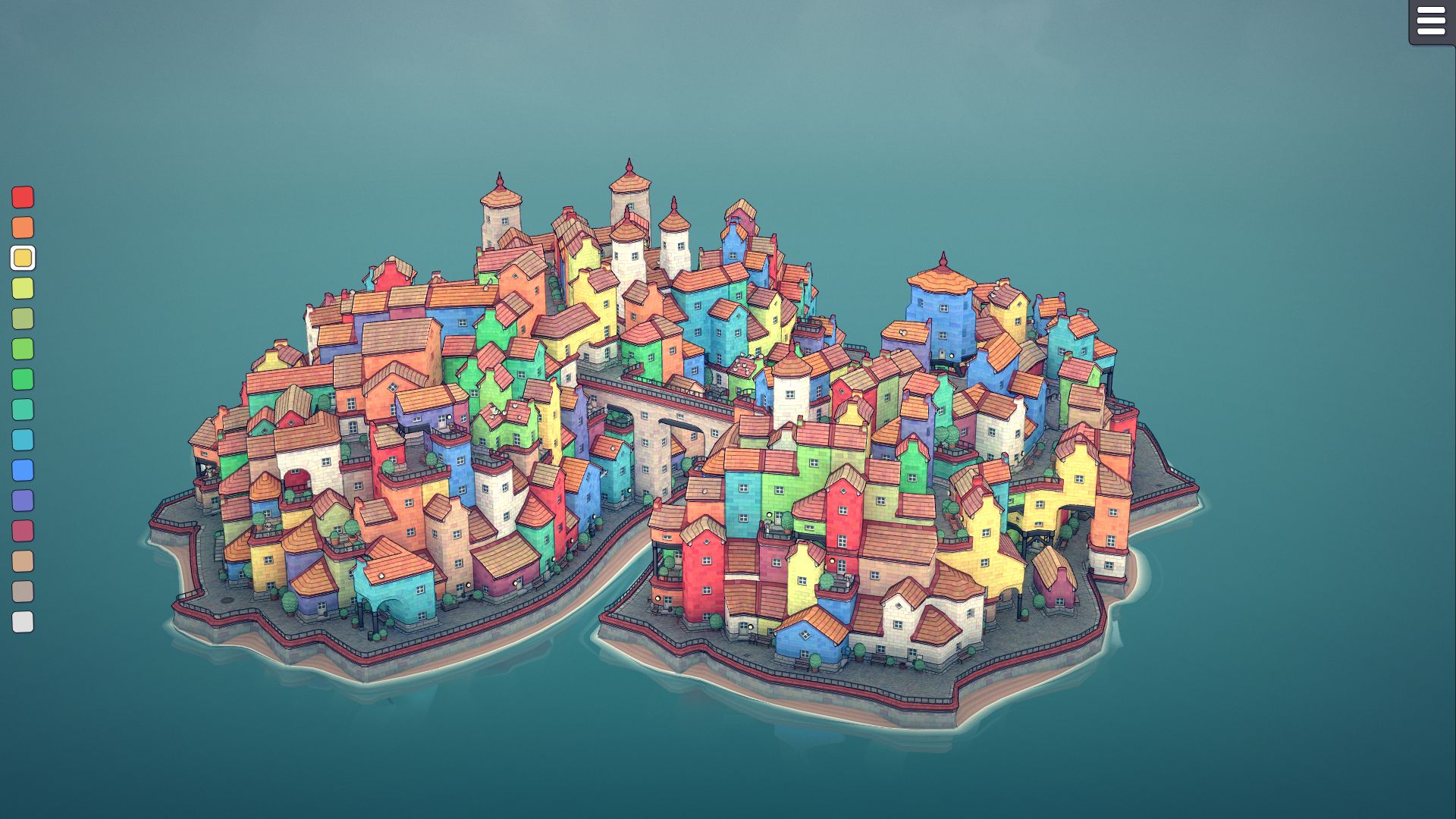 Two islands connected by a bridge | Scrolller