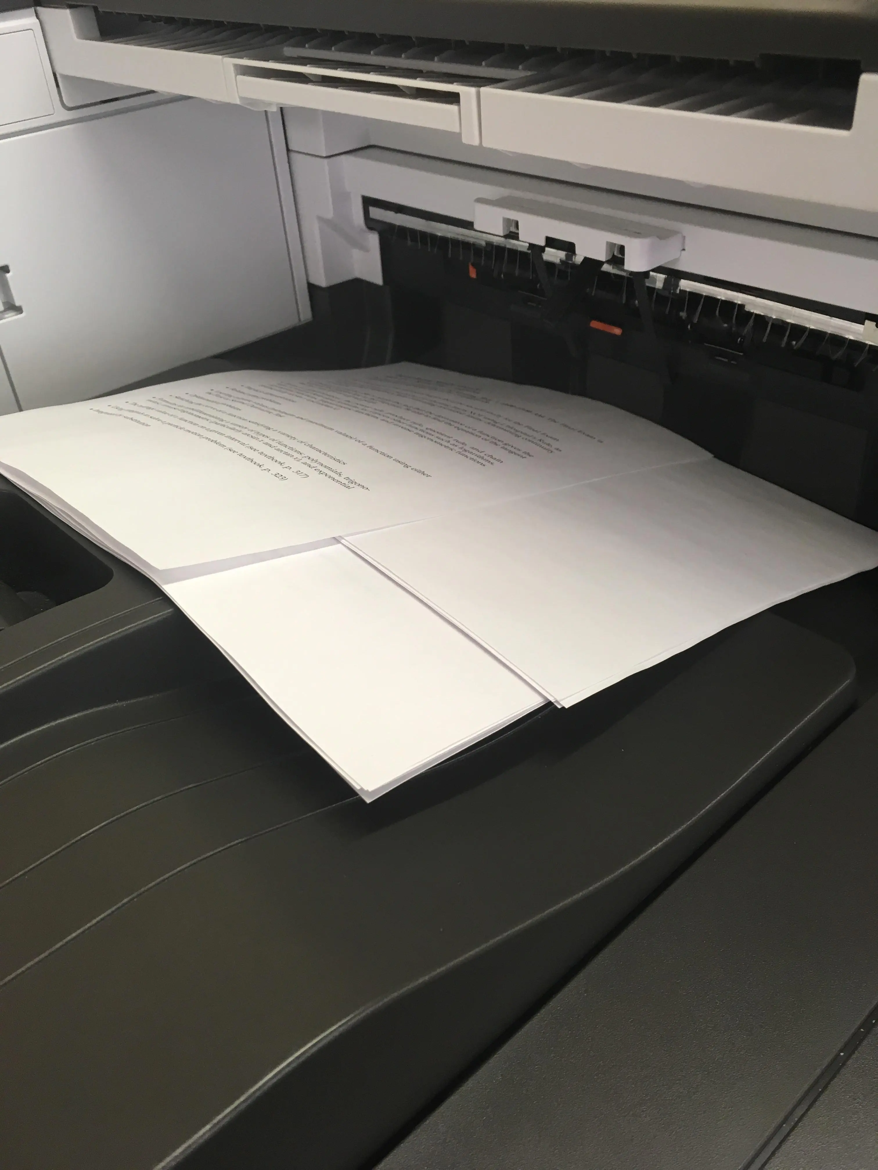 University printer rotates each separate document to avoid confusing ...