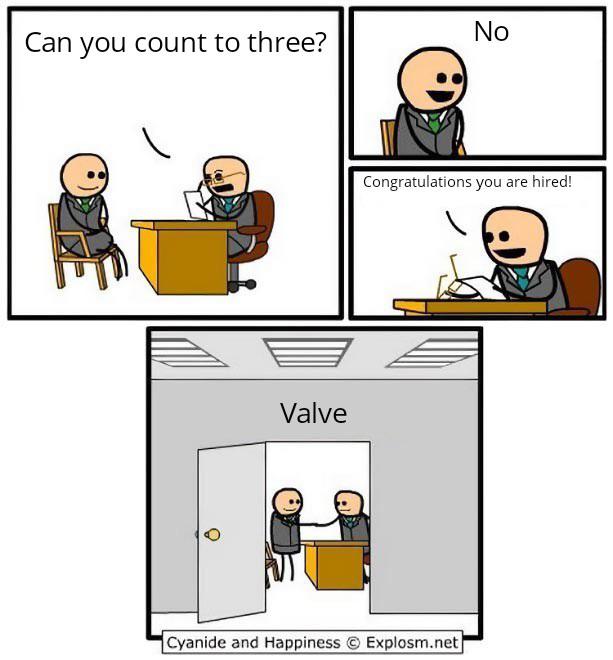 Valve can’t count to 3 | Scrolller